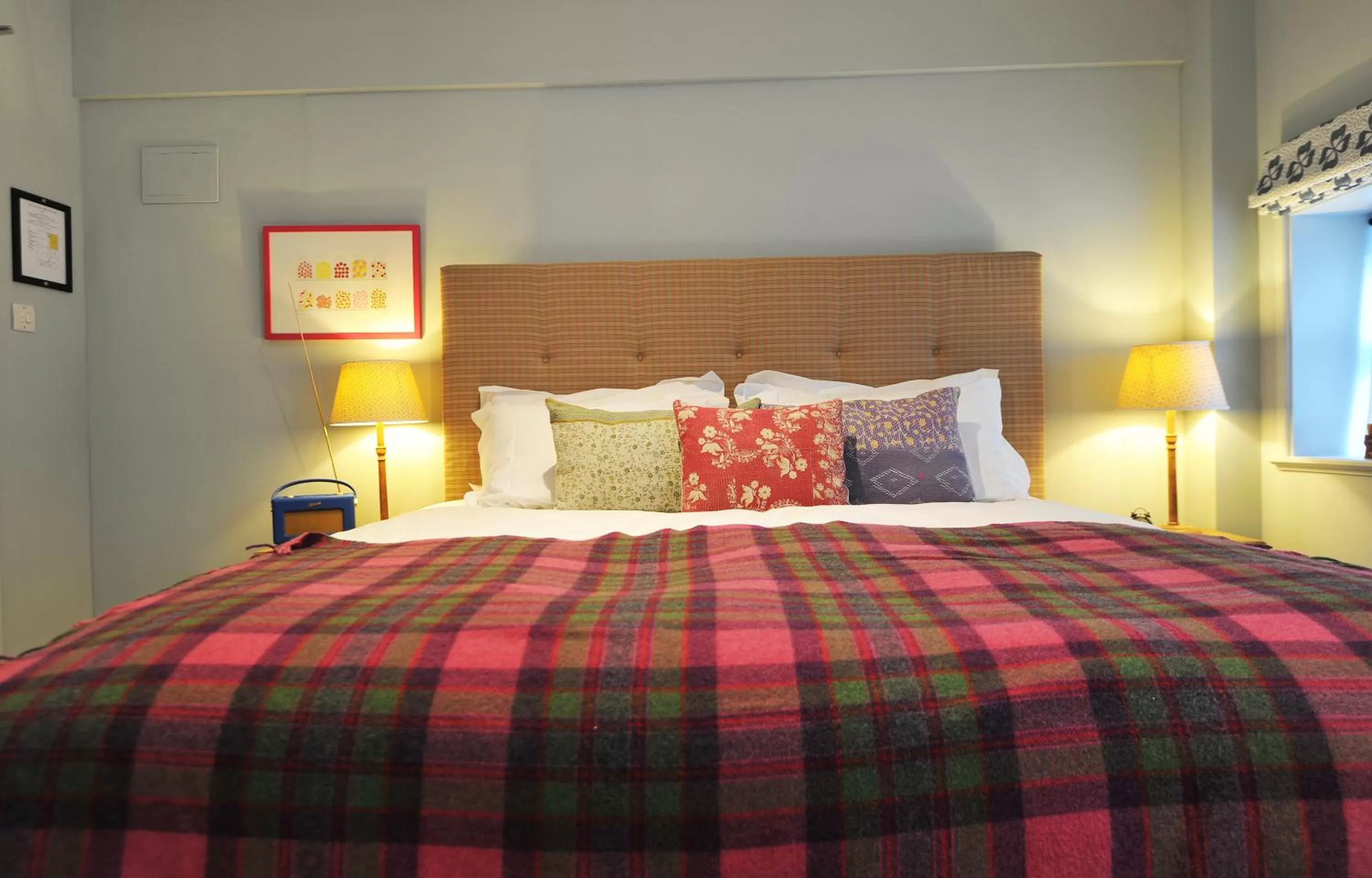 Bed in The Narrowboat