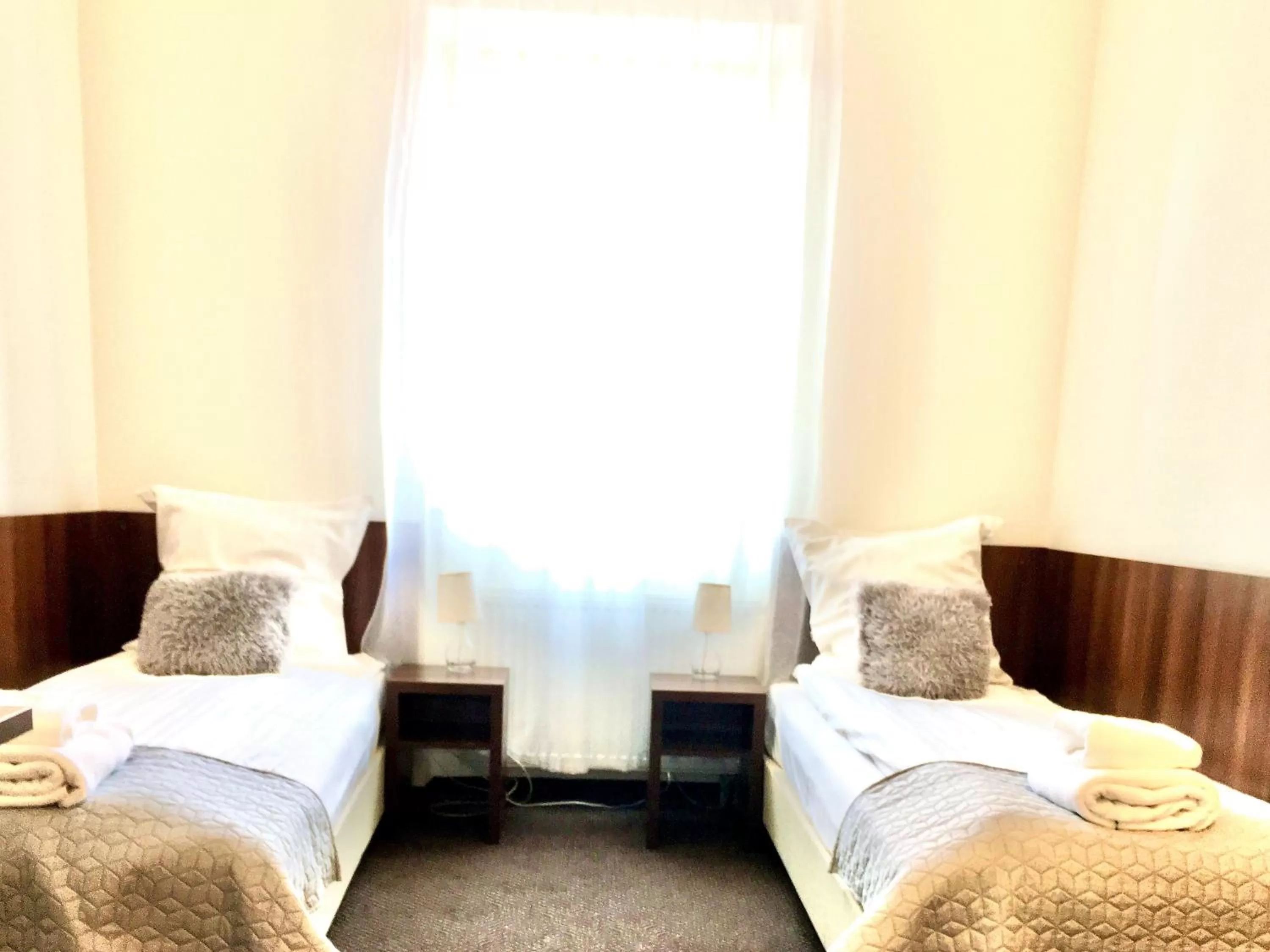 Bed in Hotel Pod Jeleniem