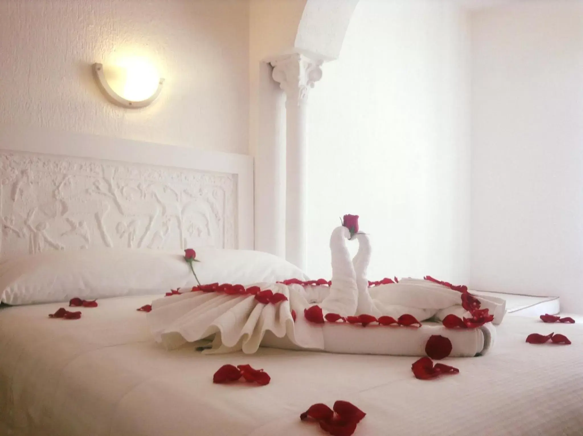 Bed in Hotel Aldea del Bazar & Spa