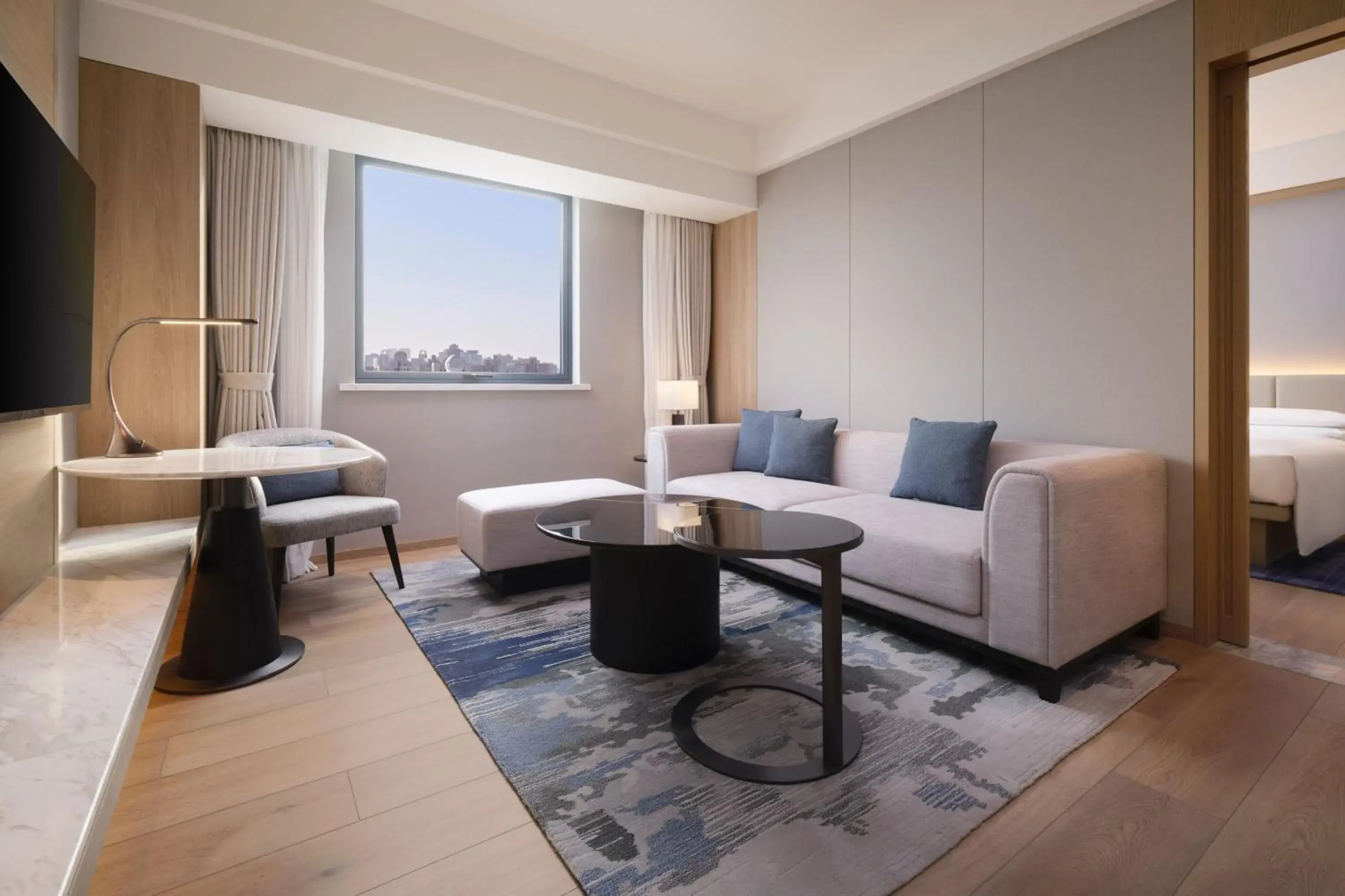 Living room, Seating Area in Courtyard By Marriott Shanghai Xujiahui