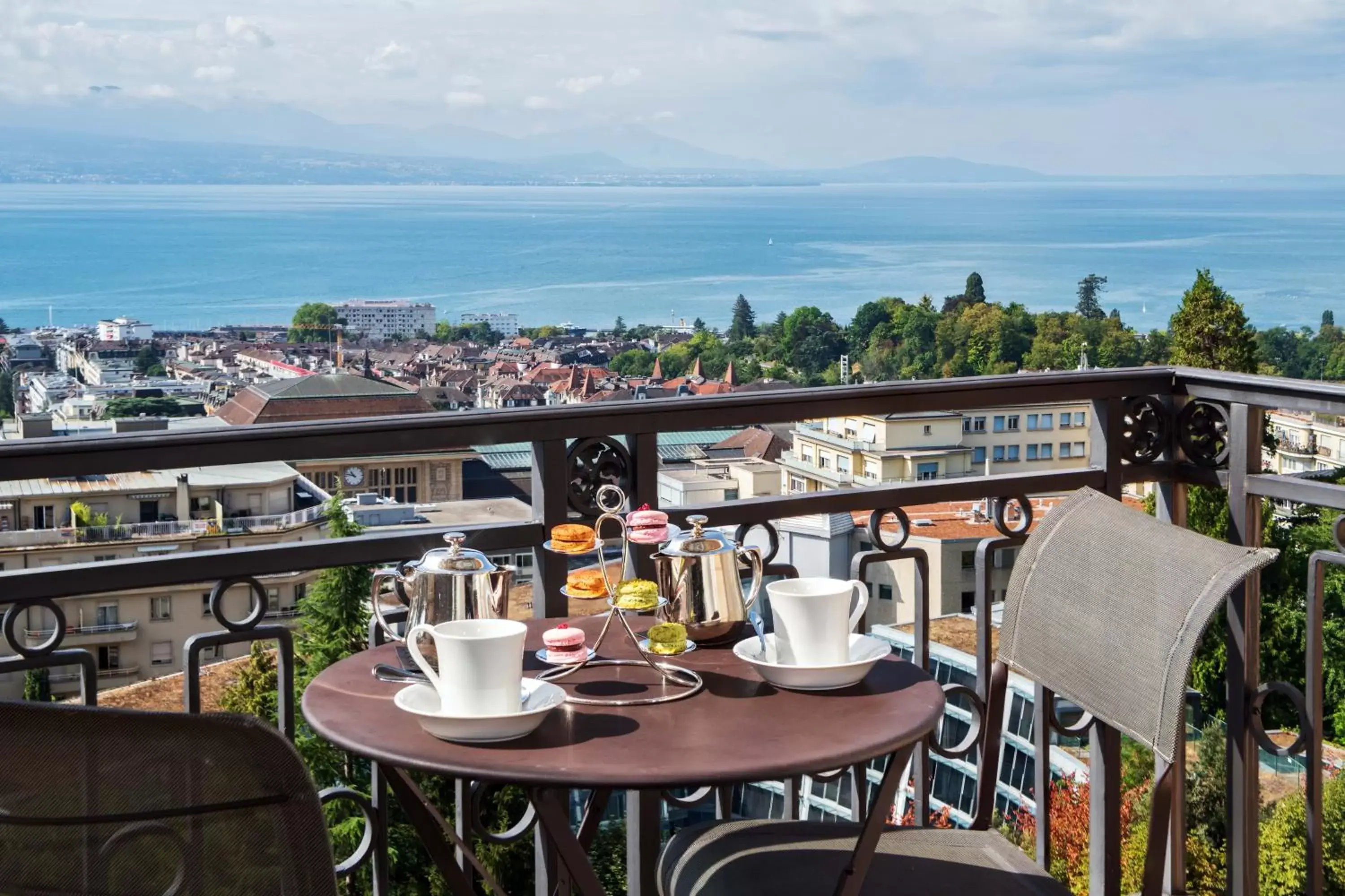 View (from property/room) in Lausanne Palace