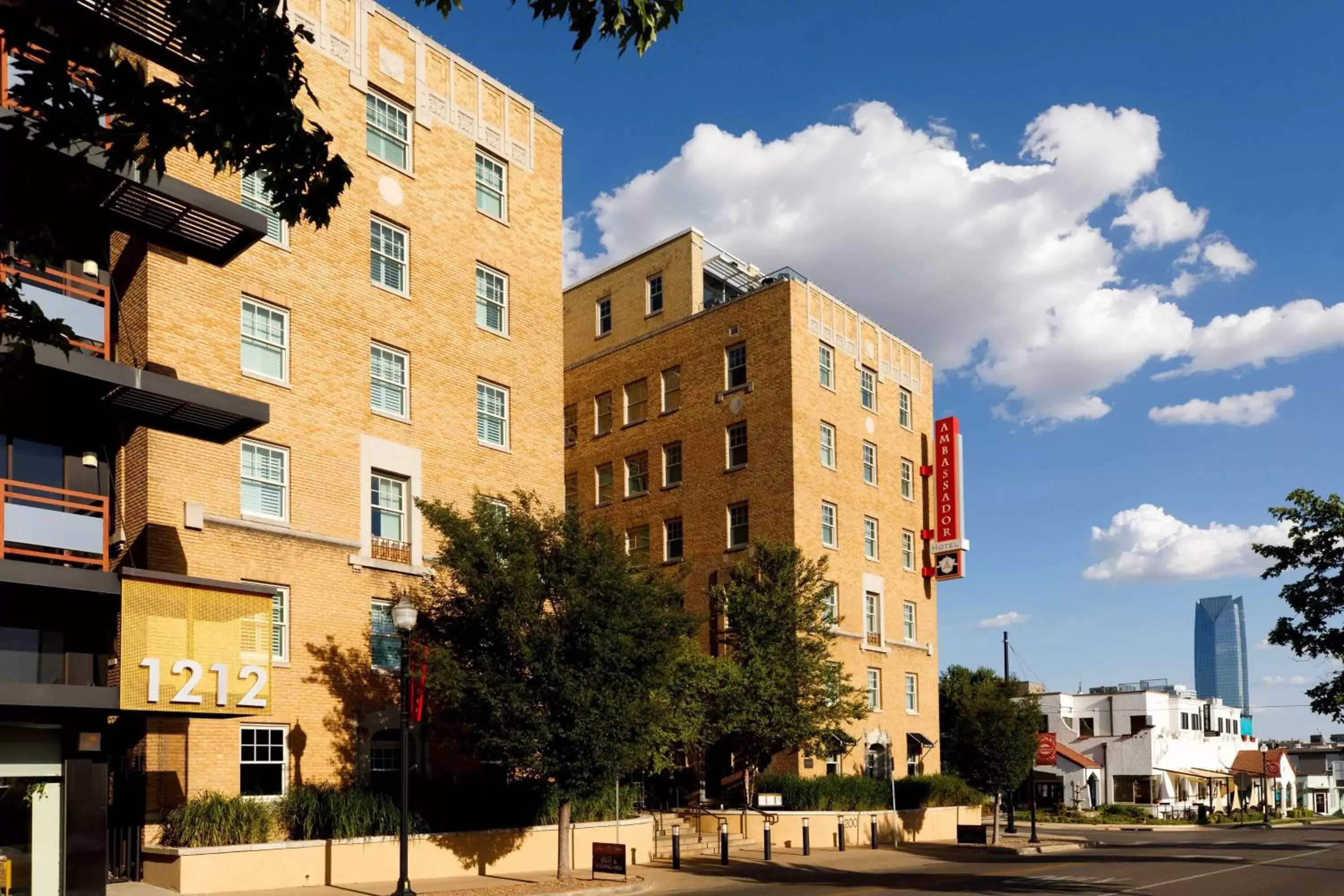 Property building in Ambassador Hotel Oklahoma City, Autograph Collection