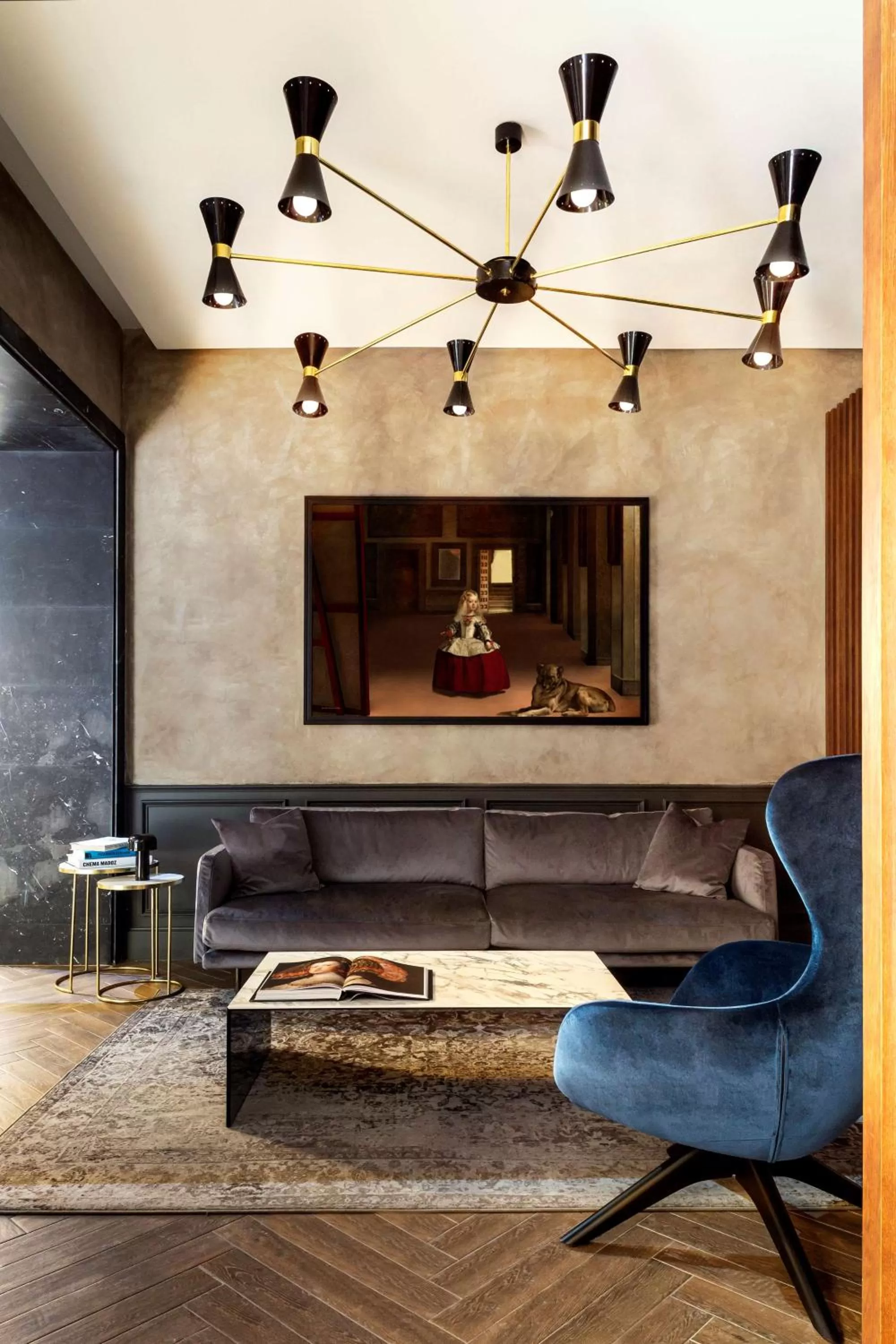 Lobby or reception in Radisson Blu Hotel, Madrid Prado