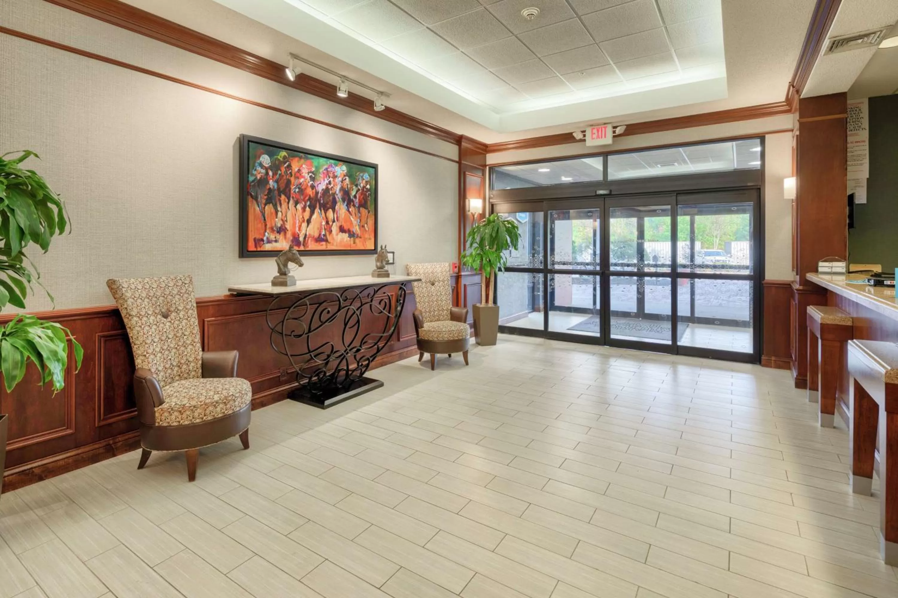 Lobby or reception in Hampton Inn Louisville Northeast
