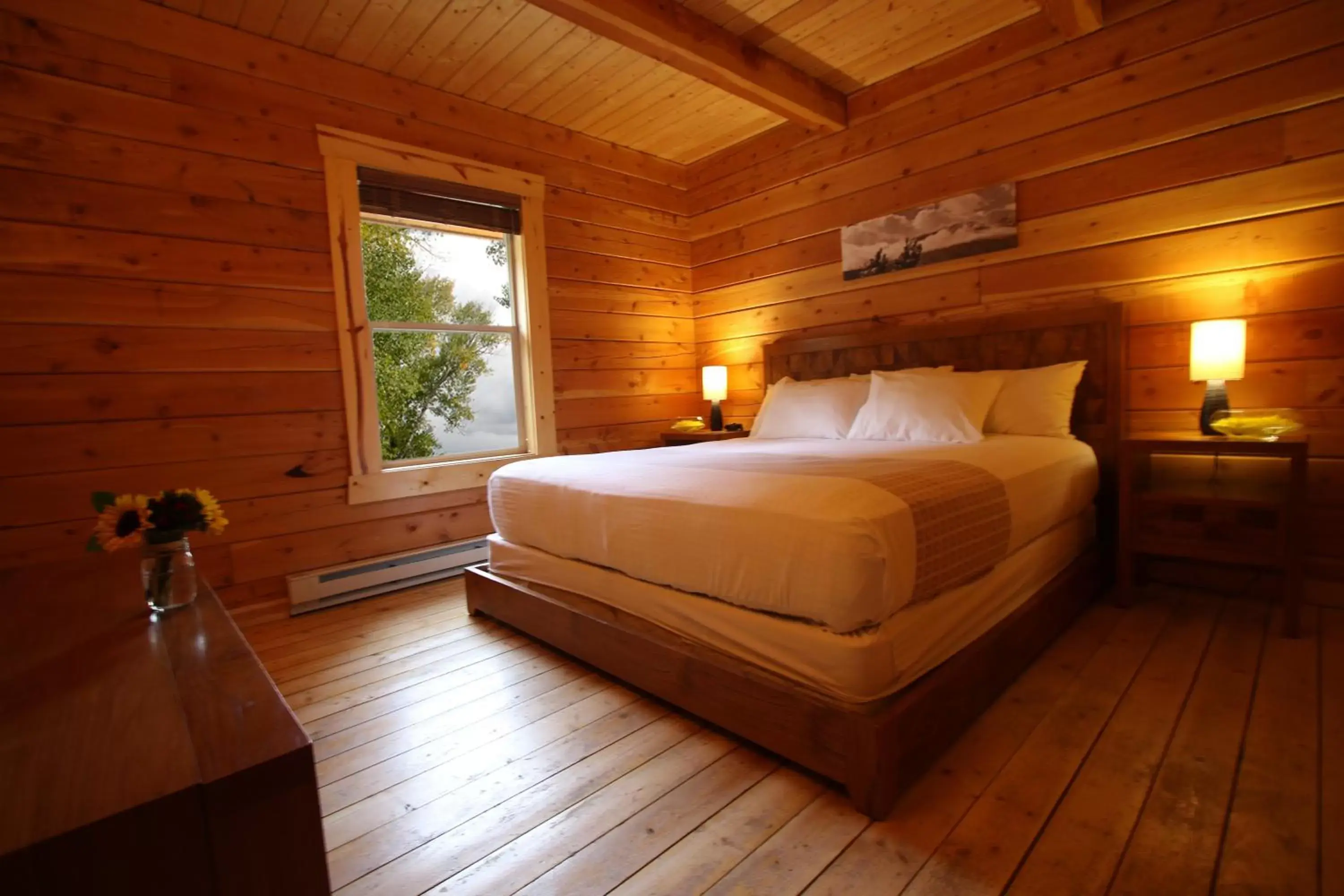 Bed in Mount Princeton Hot Springs Resort