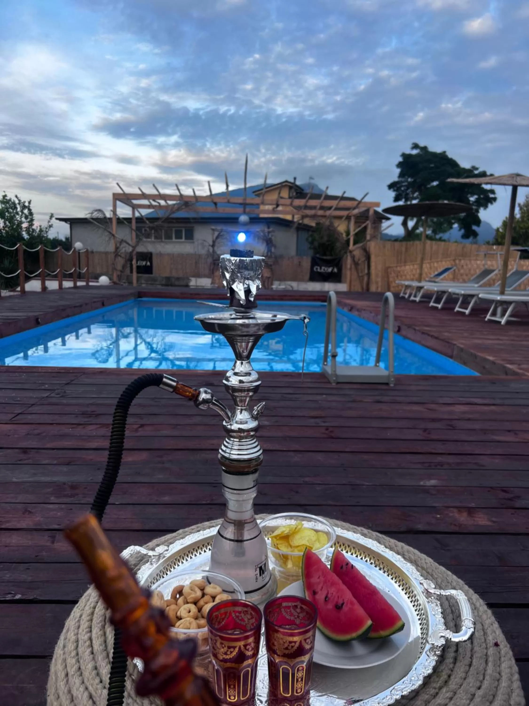 Natural landscape, Swimming Pool in B&B Cleofà Paestum