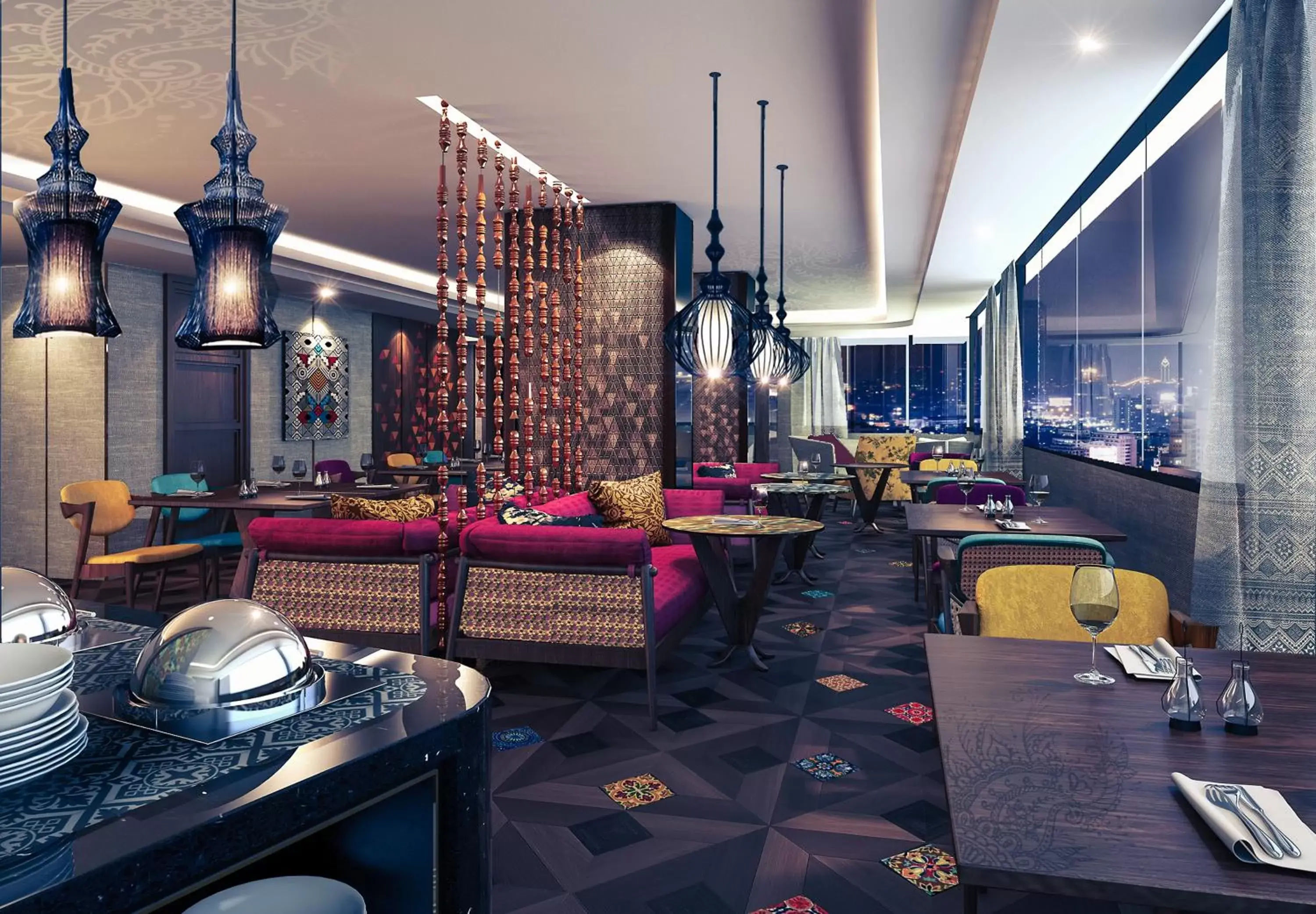 Lounge or bar, Restaurant/Places to Eat in Mercure Bangkok Sukhumvit 11