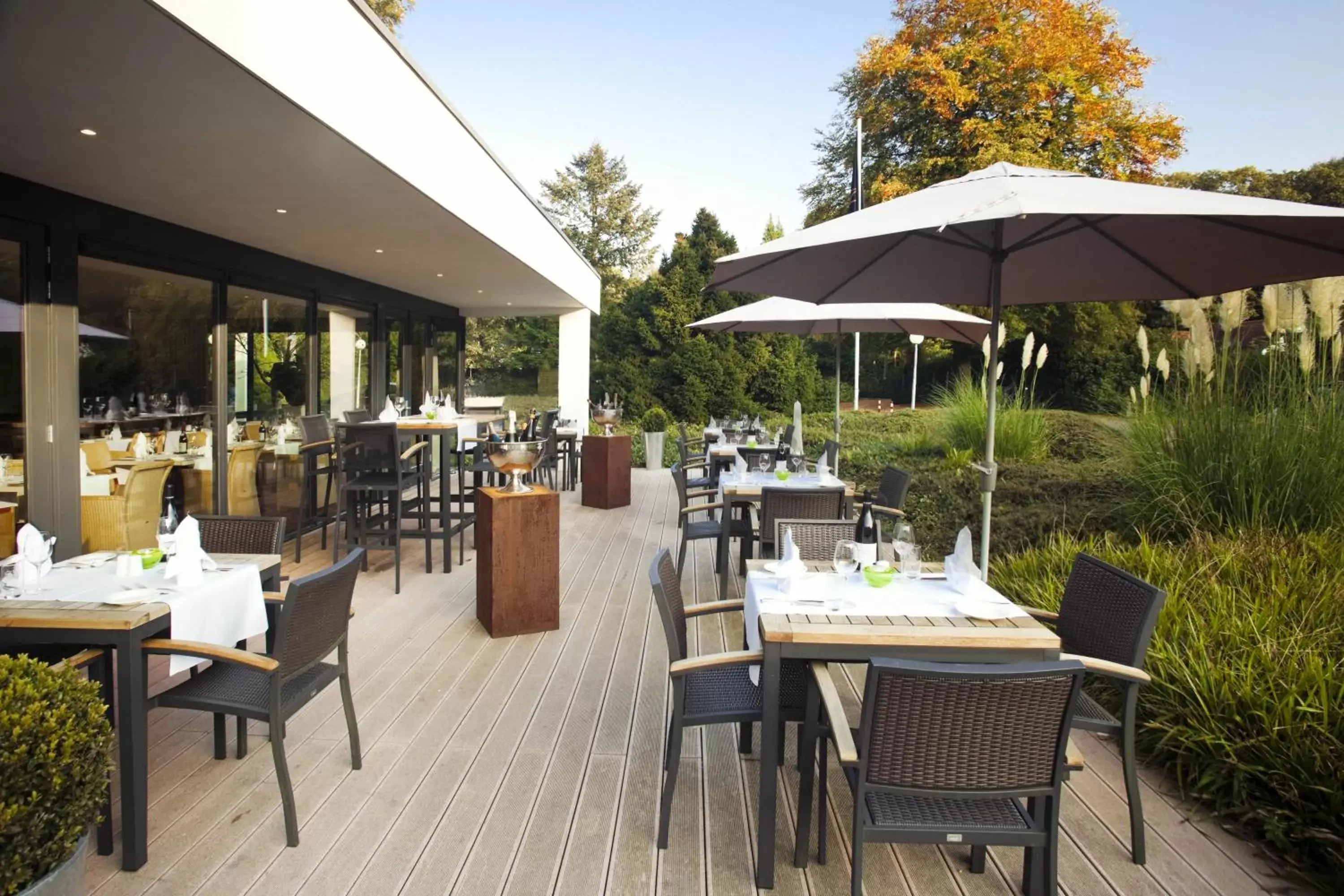 Balcony/Terrace, Restaurant/Places to Eat in Fletcher Hotel-Restaurant De Buunderkamp