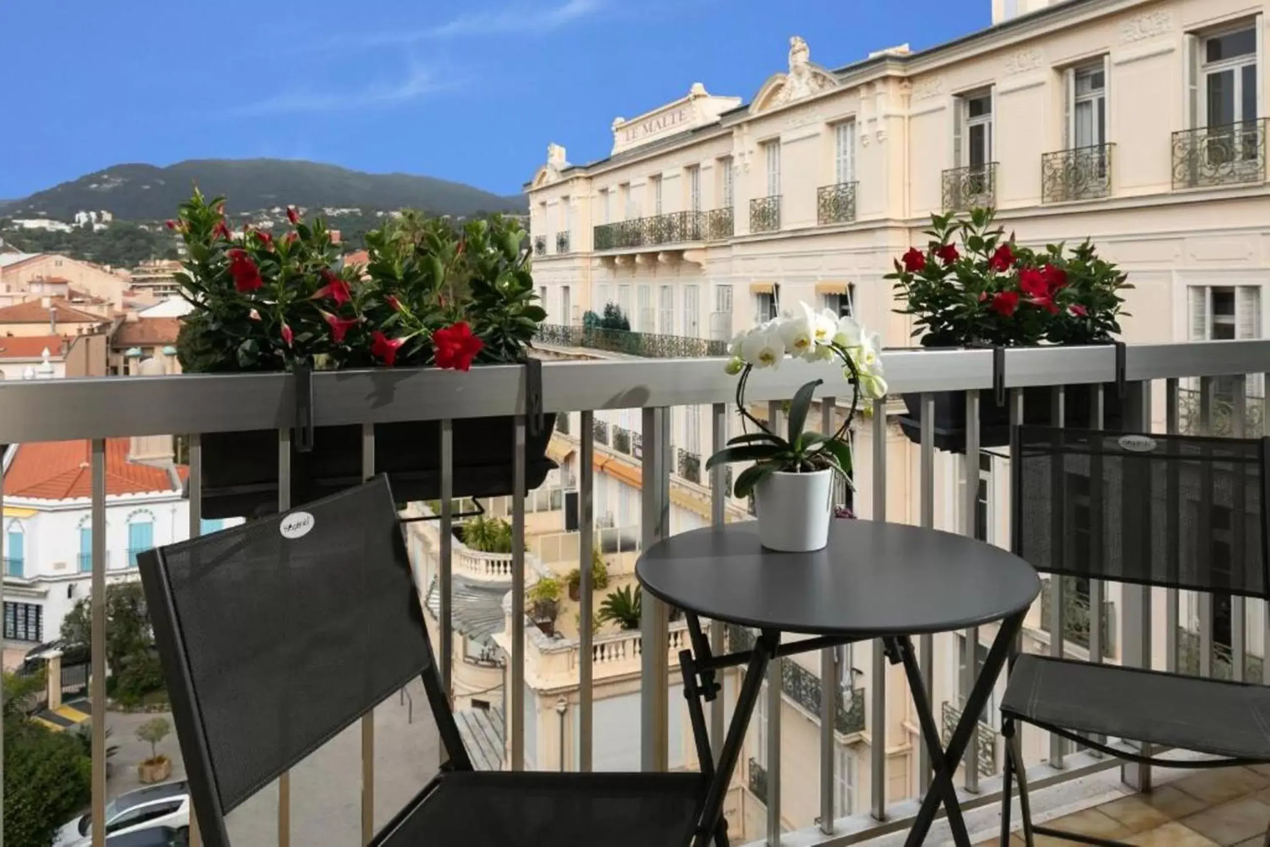 Balcony/Terrace in Best Western Hotel Mediterranee Menton