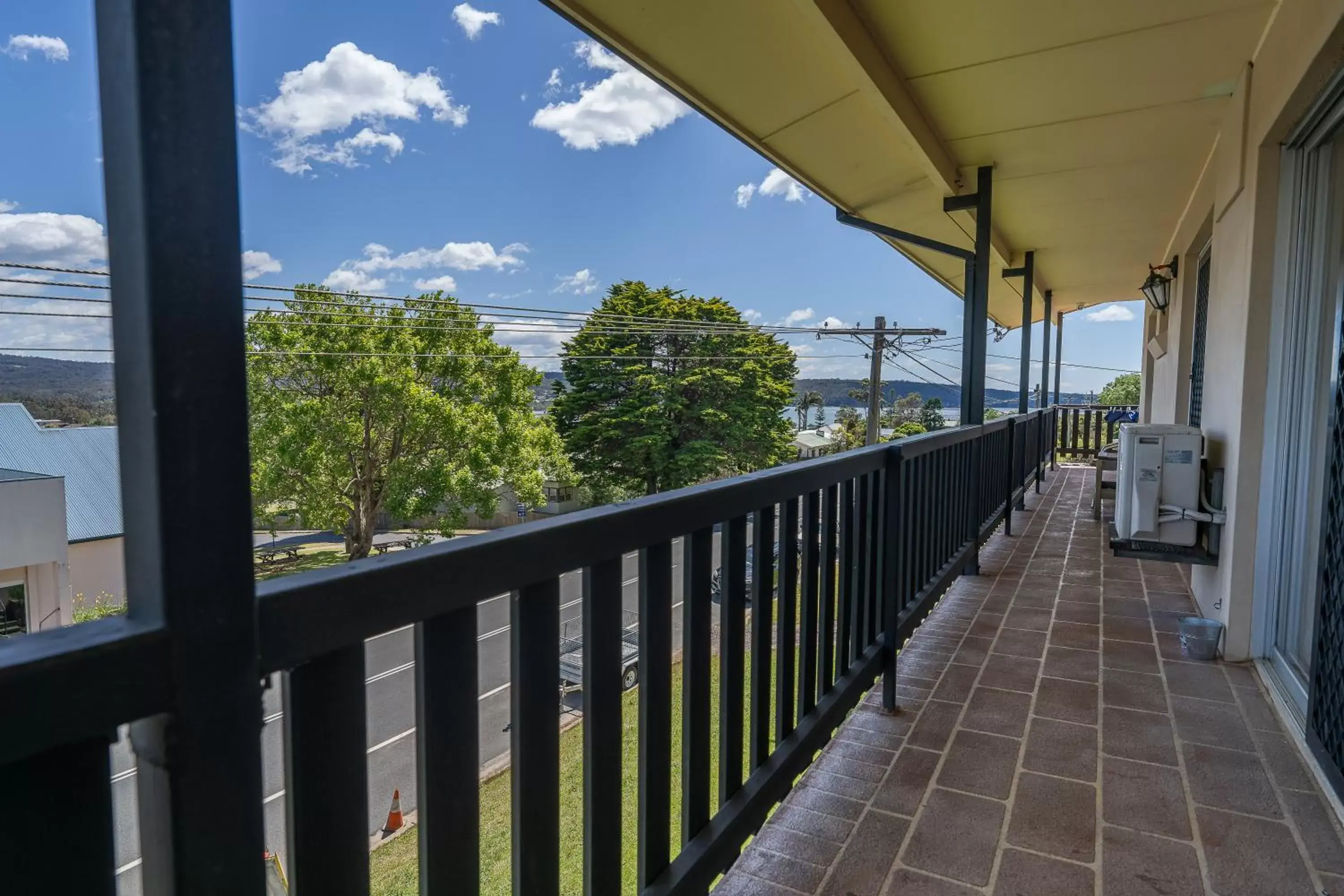 Balcony/Terrace in Halfway Motel