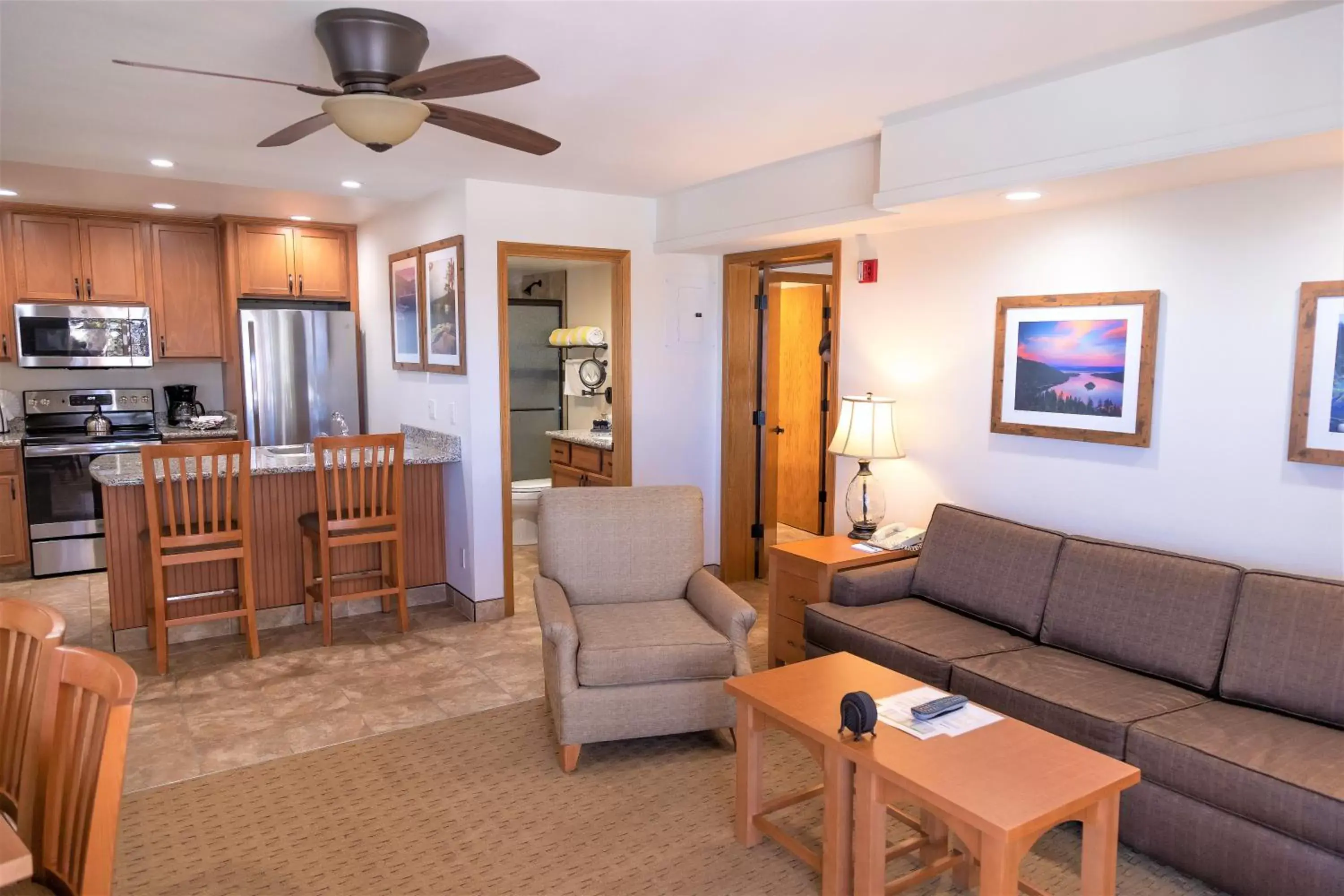 Living room, Seating Area in The Tahoe Beach & Ski Club Owners Association