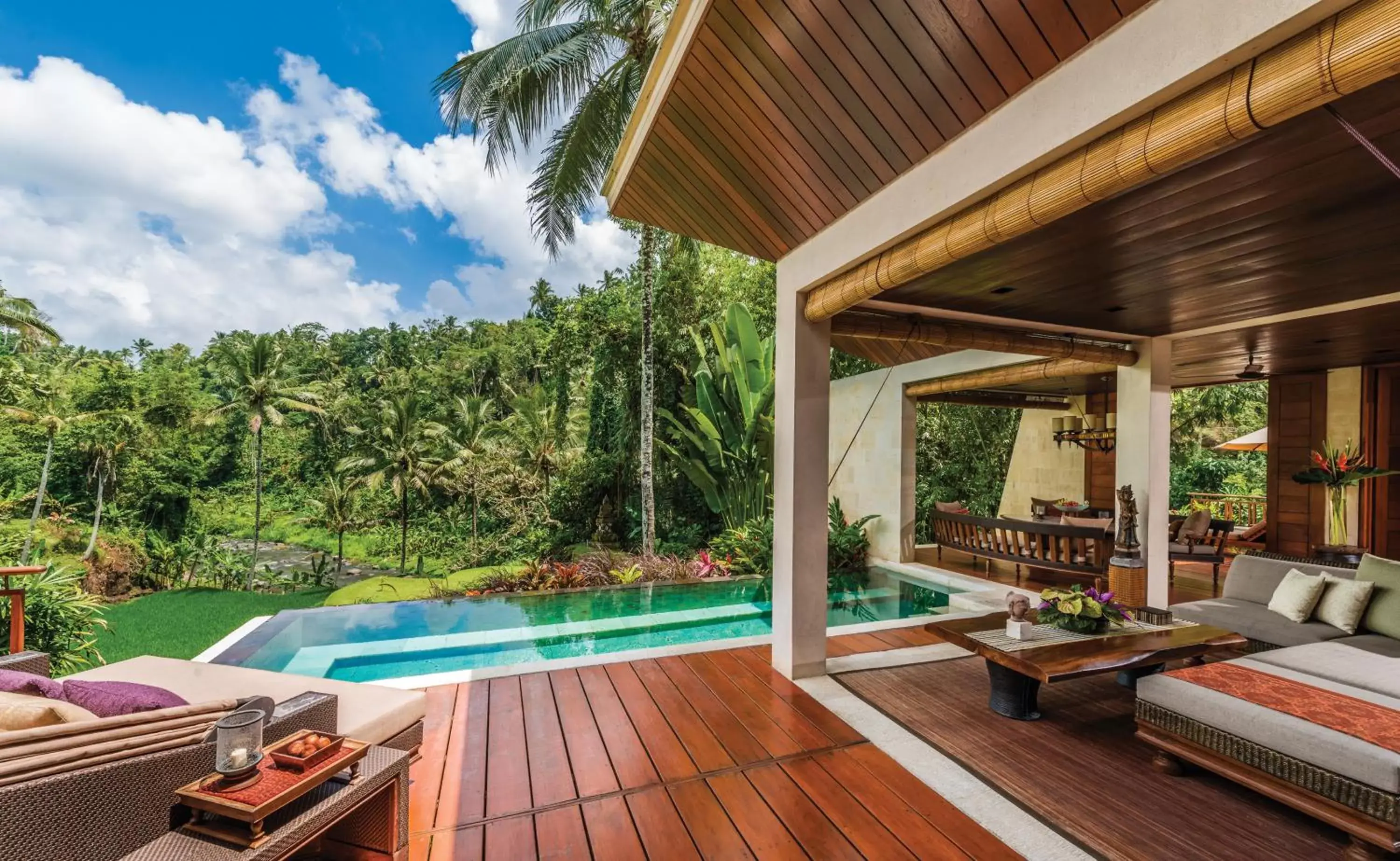 Patio, Swimming Pool in Four Seasons Resort Bali at Sayan