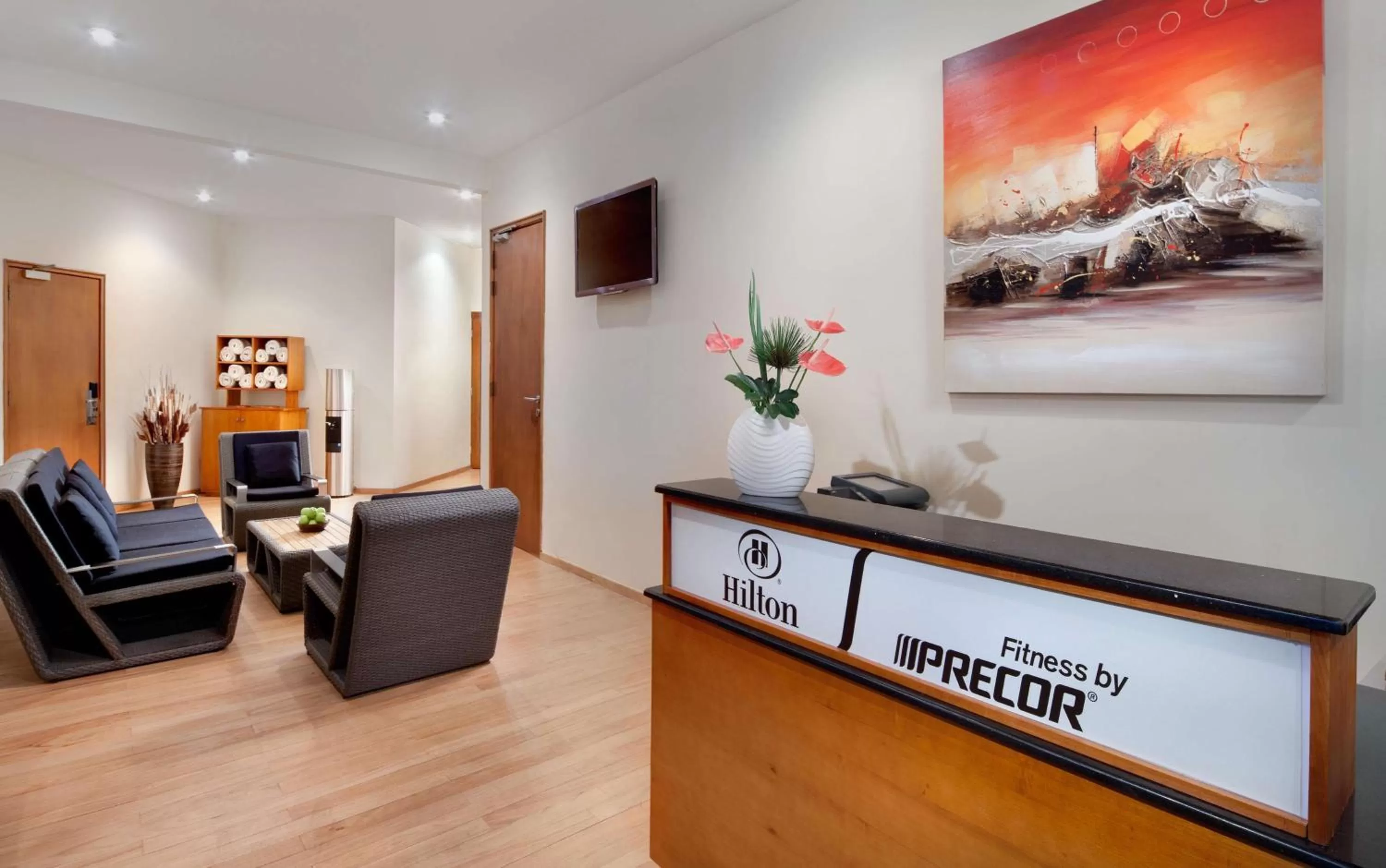 Pool view in Hilton Yaounde