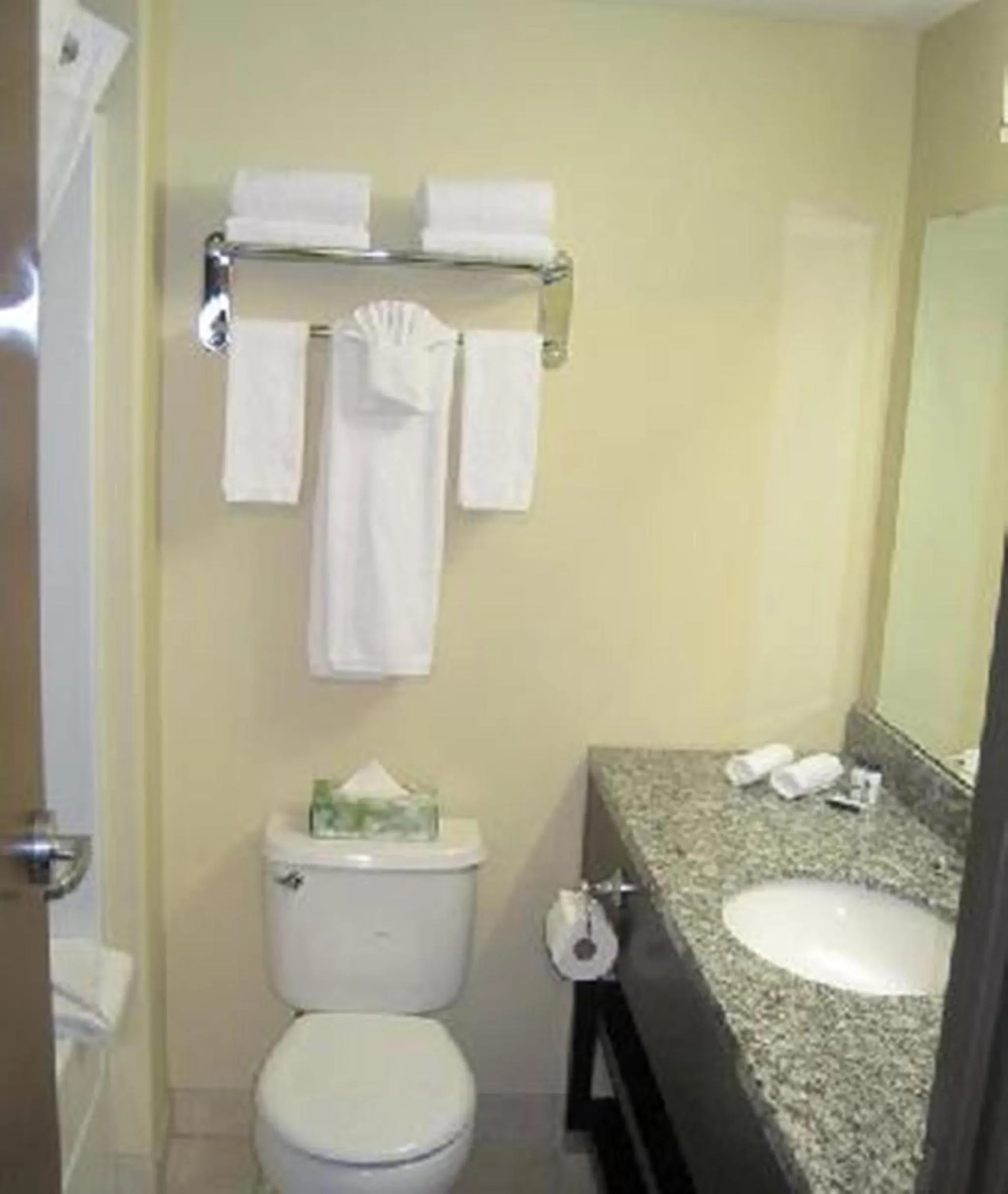 Toilet in Super 8 by Wyndham Saskatoon Near Downtown