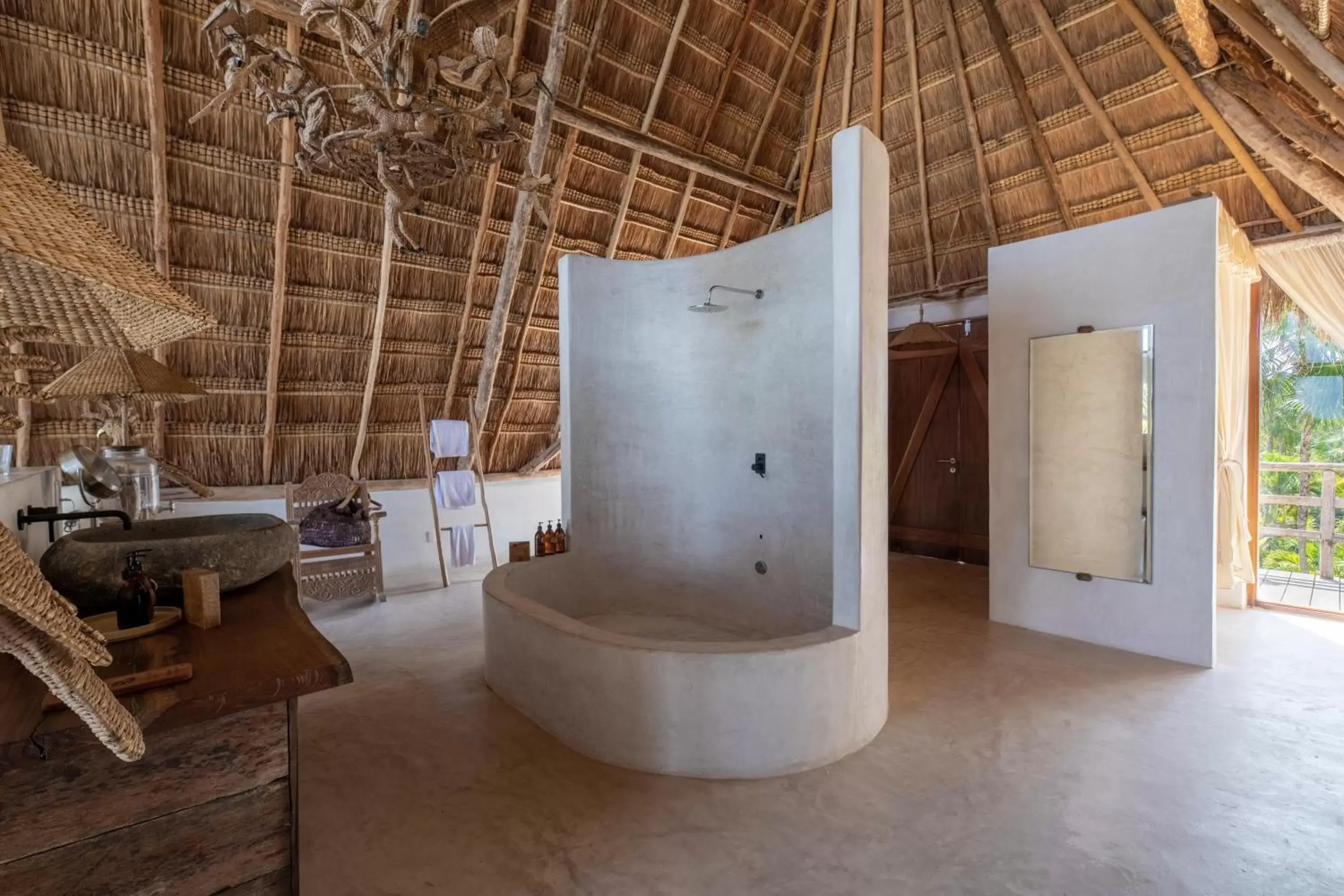 Shower, Bathroom in La Valise Tulum