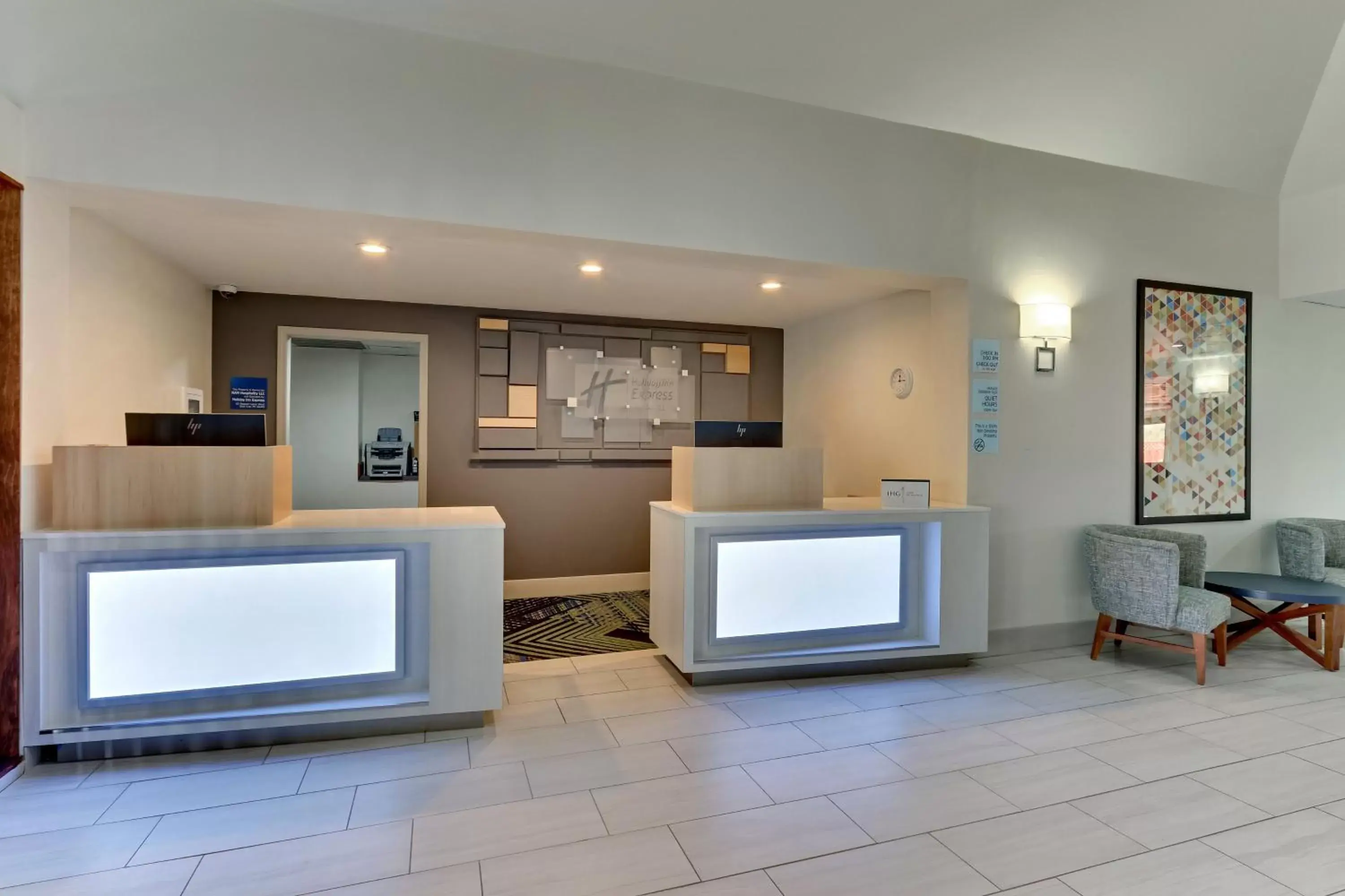 Property building, Lobby/Reception in Holiday Inn Express & Suites Bad Axe, an IHG Hotel