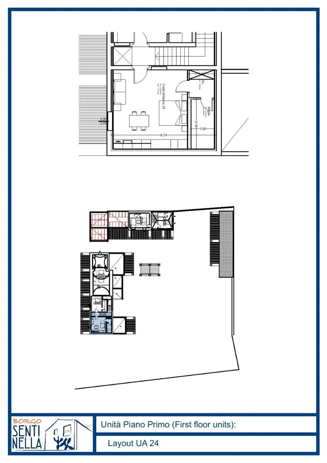 Other, Floor Plan in Borgo Sentinella