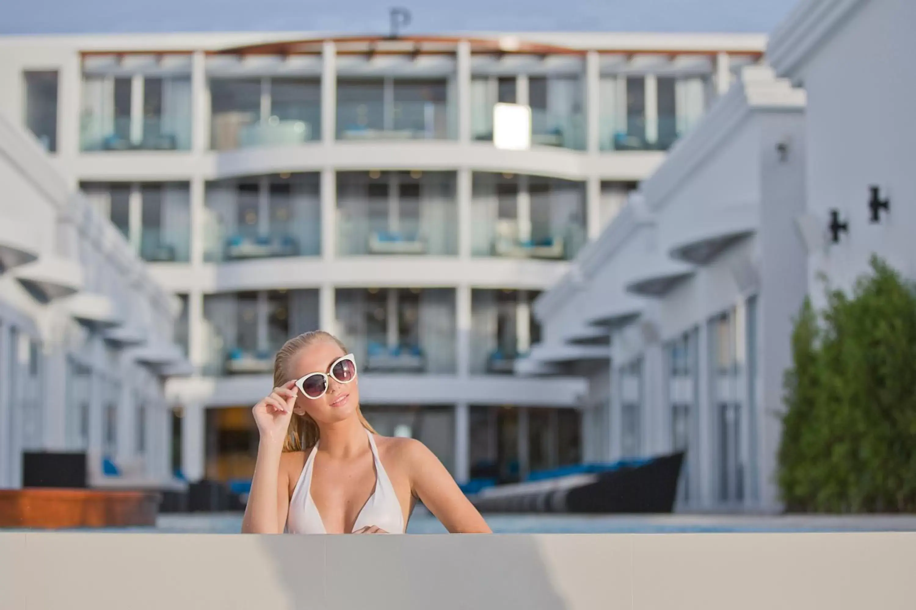 Property building in The Privilege Hotel Ezra Beach Club Property building in The Privilege Hotel Ezra Beach Club