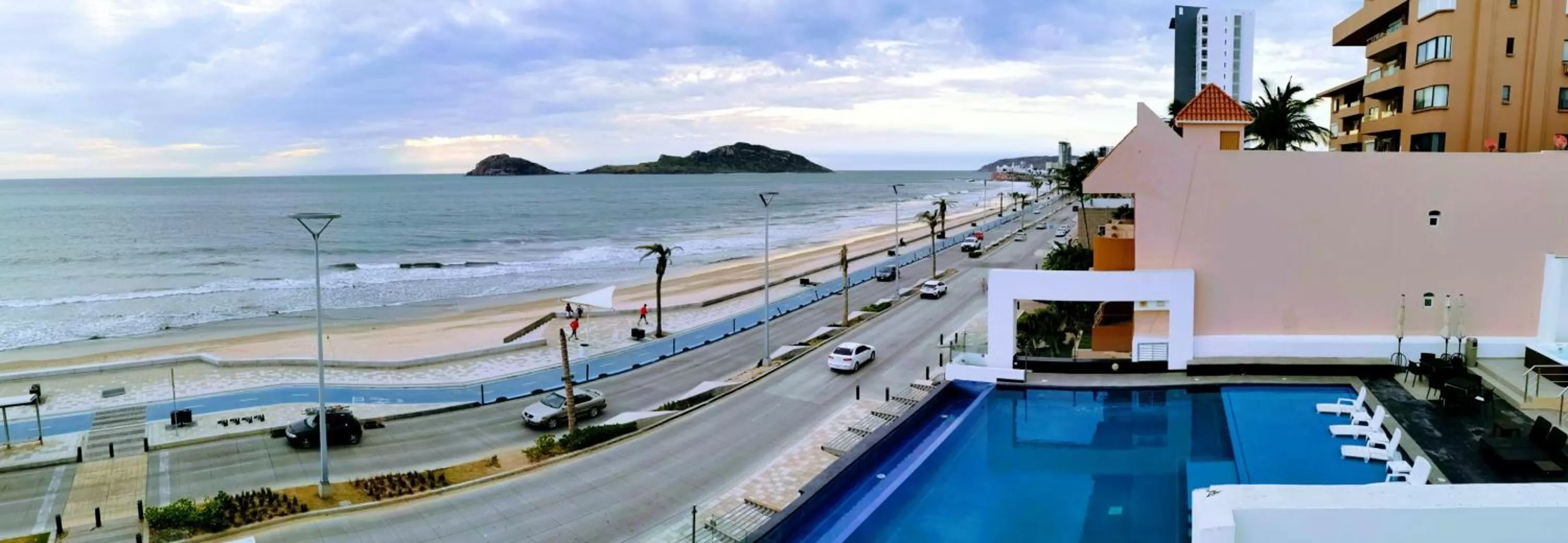 Sea view in Coral Island Beach View Hotel