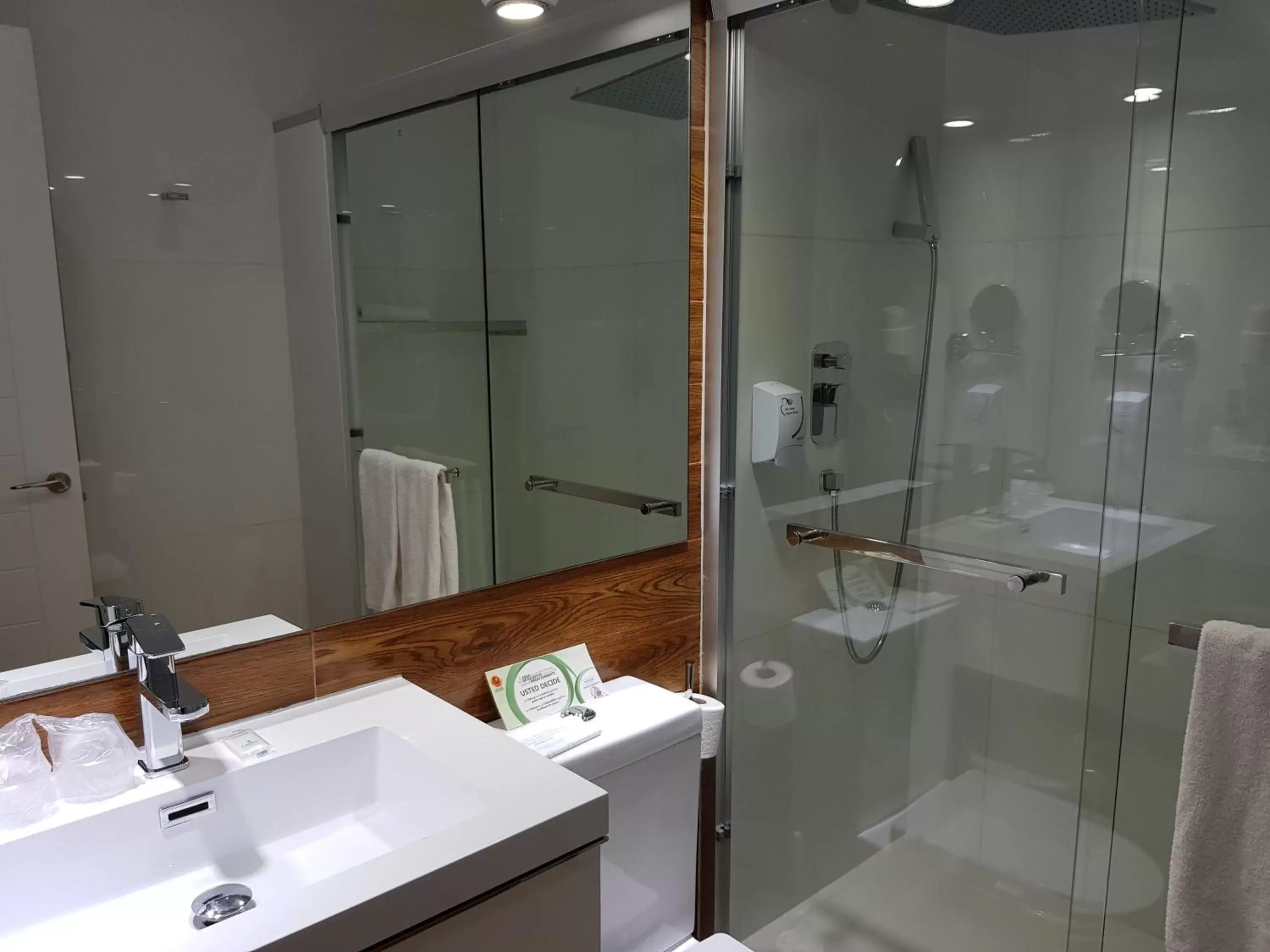 Shower, Bathroom in Hotel Art Santander