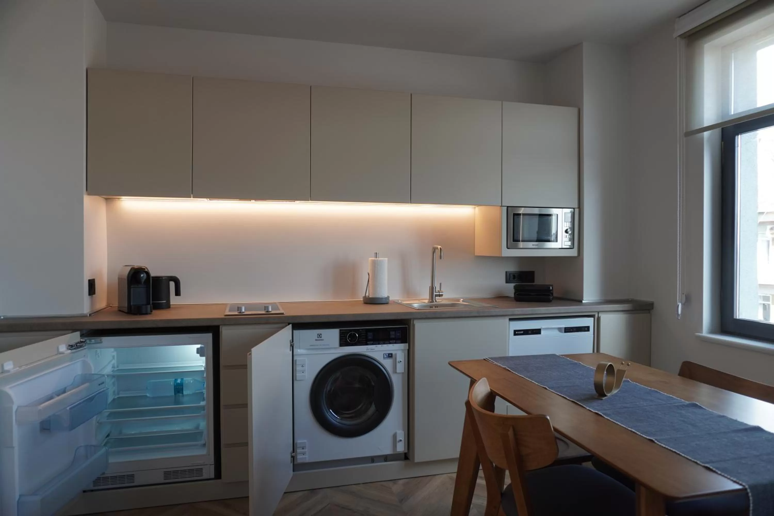 Kitchen or kitchenette in Hammamhane Hotel