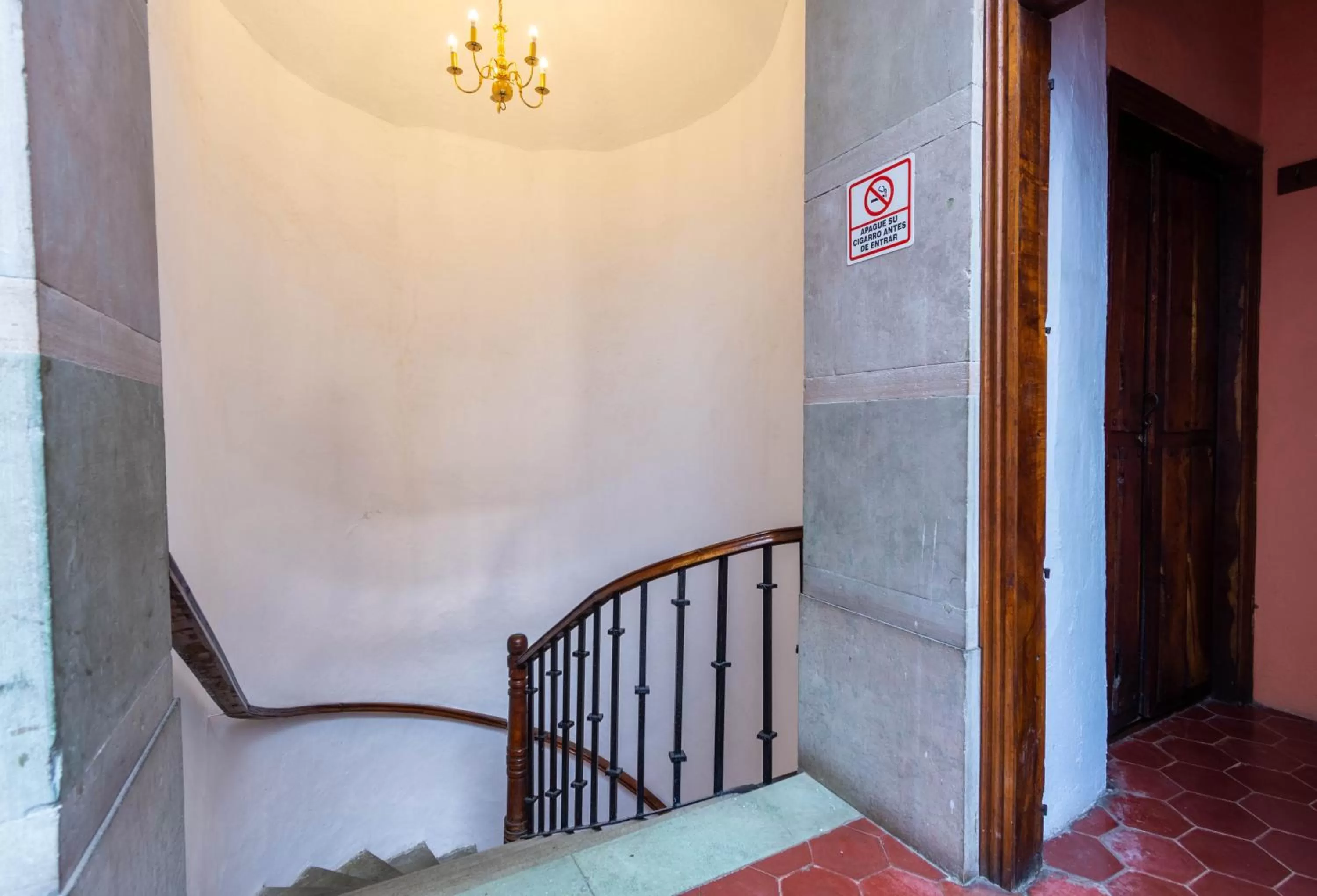 Decorative detail in Hosteria del Frayle