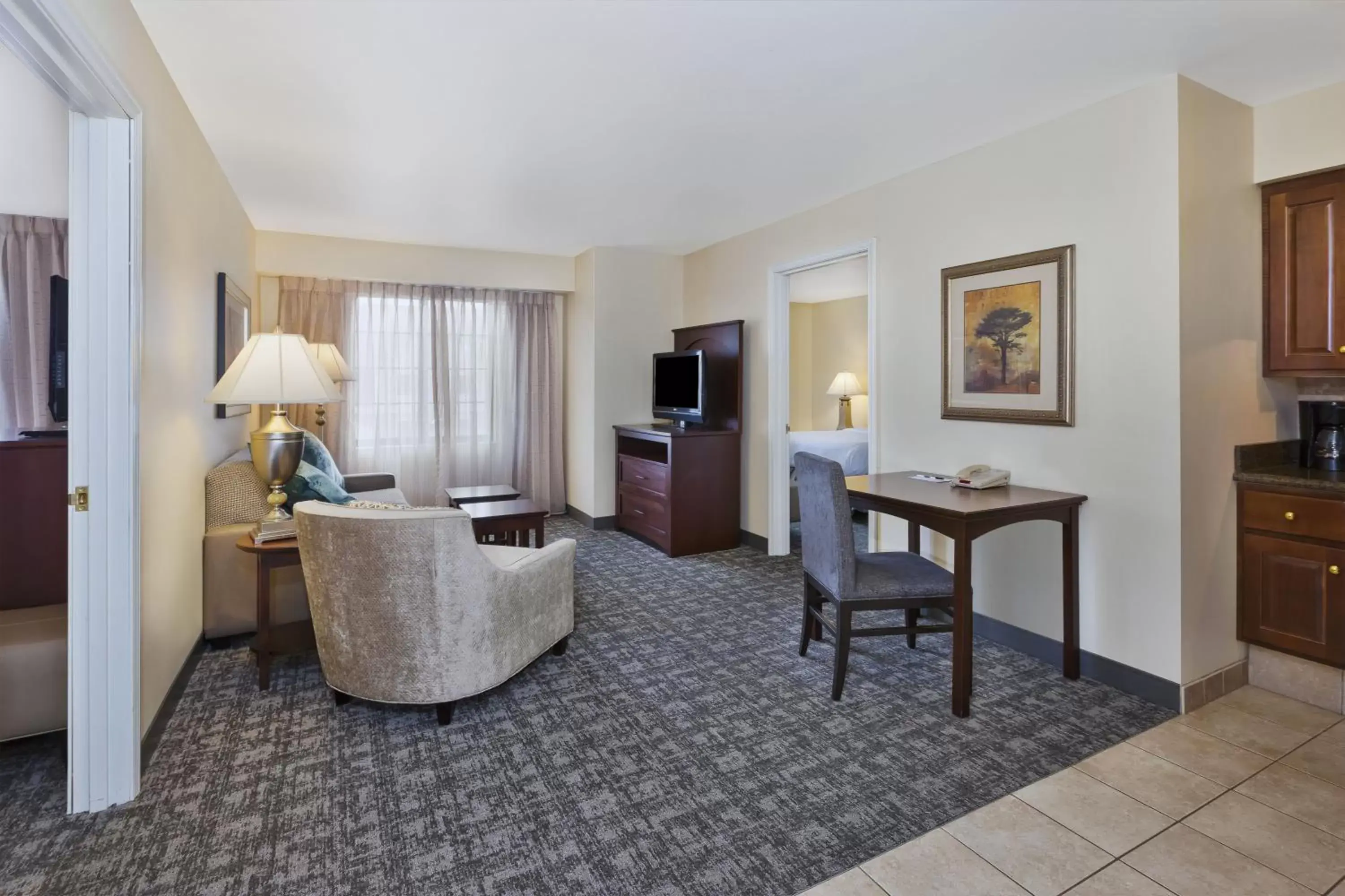 Seating Area in Staybridge Suites Lansing-Okemos, an IHG Hotel