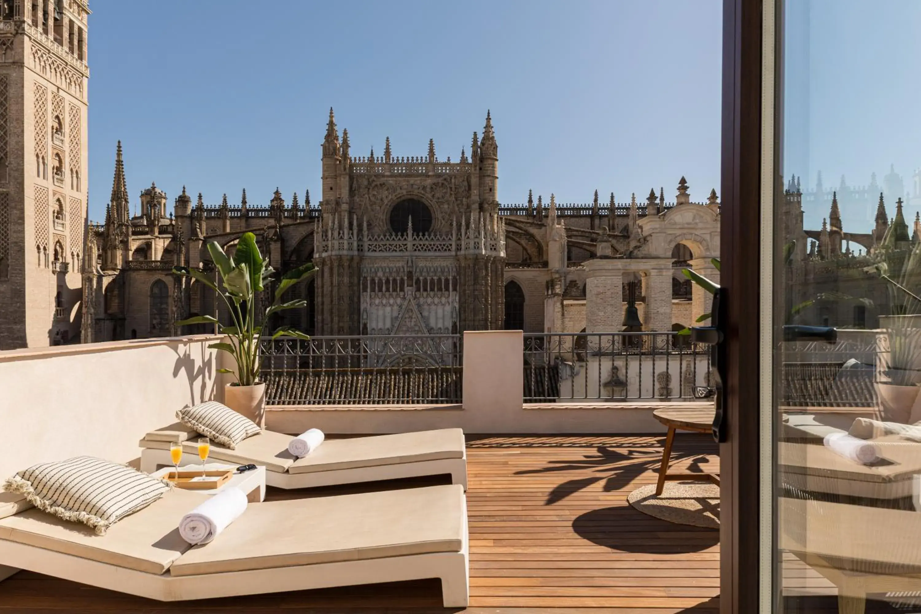 Balcony/Terrace in Puerta Catedral Apartments