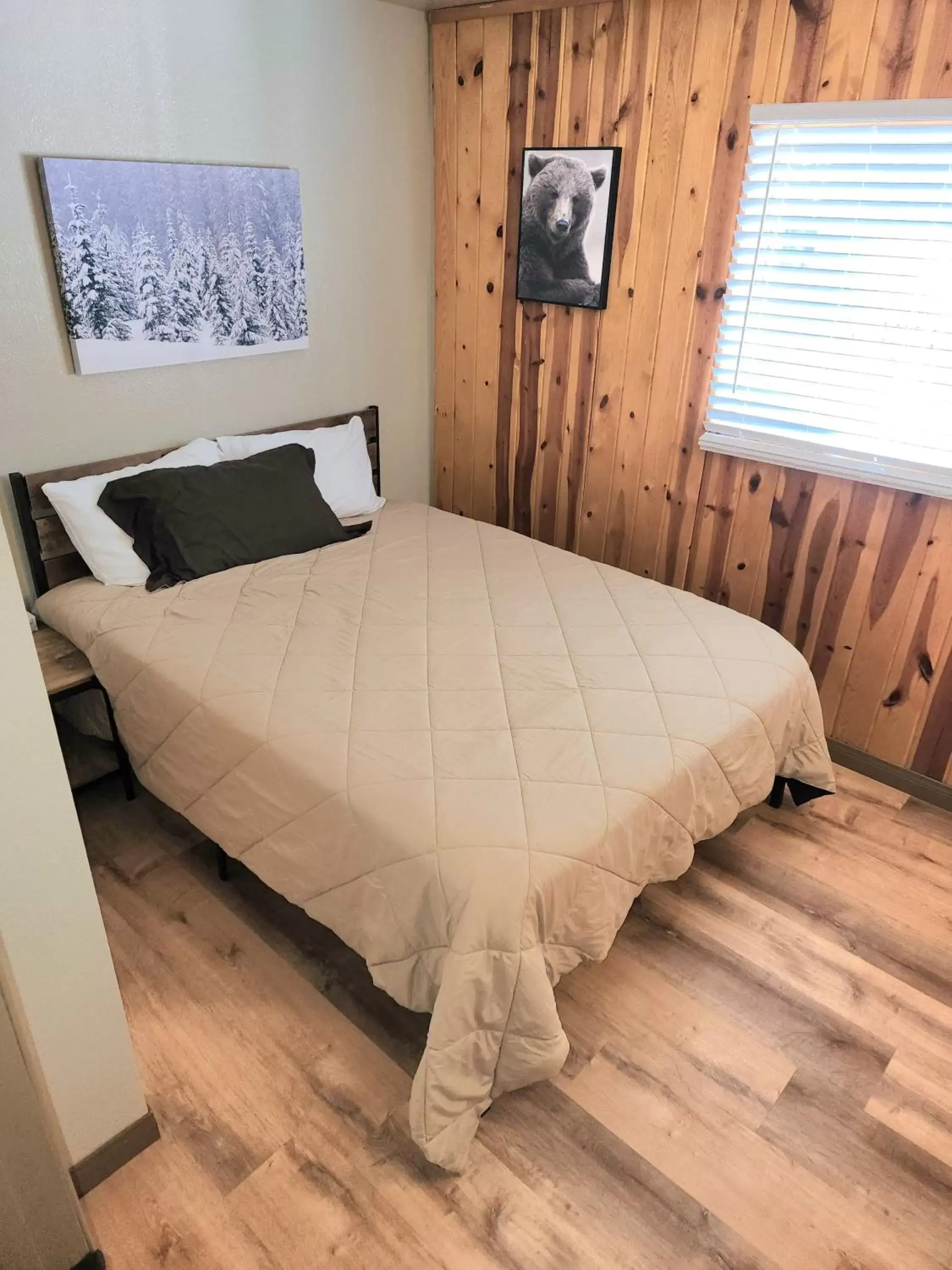 Bed in Black Forest Lodge