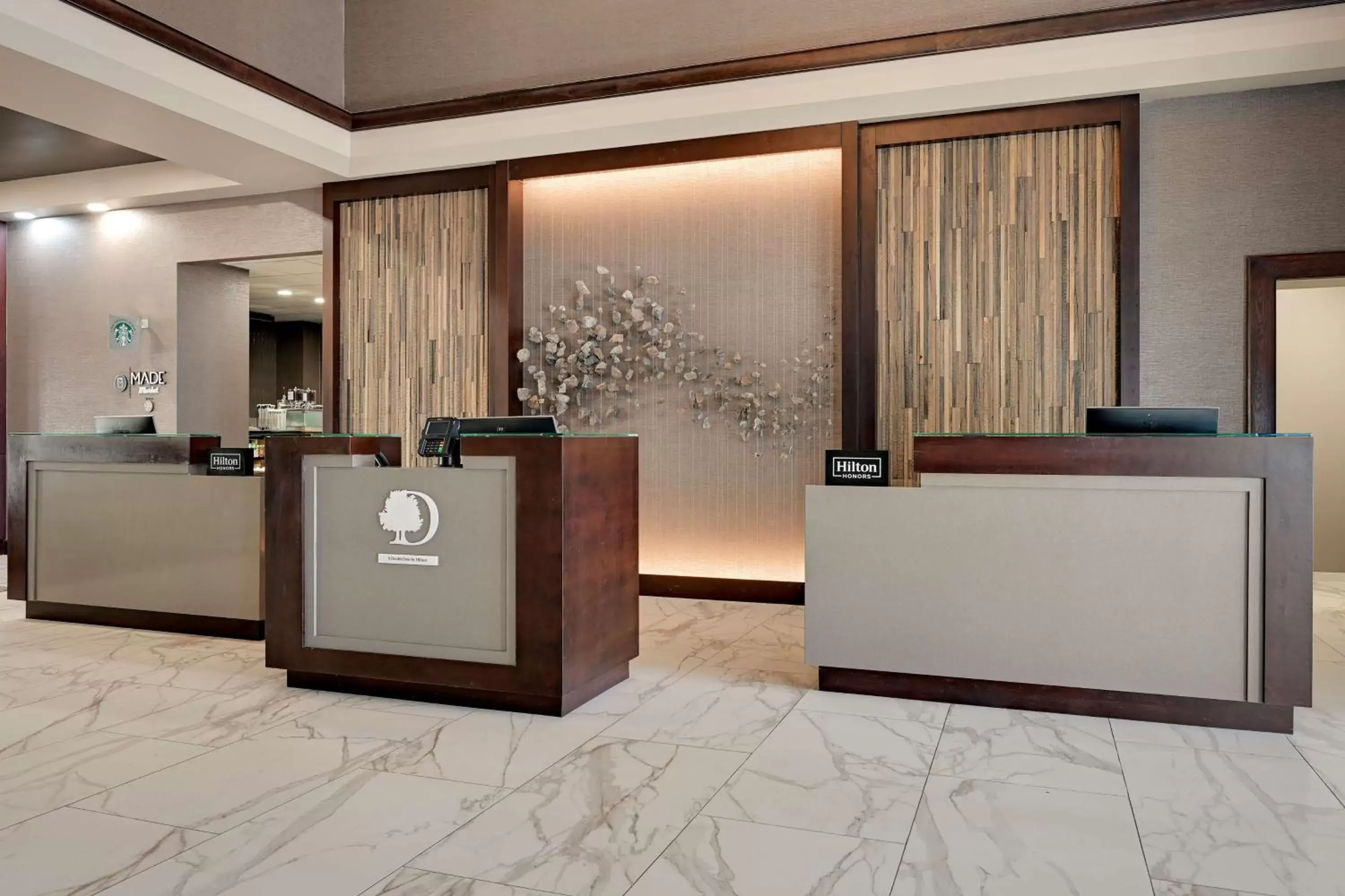 Lobby or reception, Lobby/Reception in DoubleTree by Hilton Denver International Airport, CO