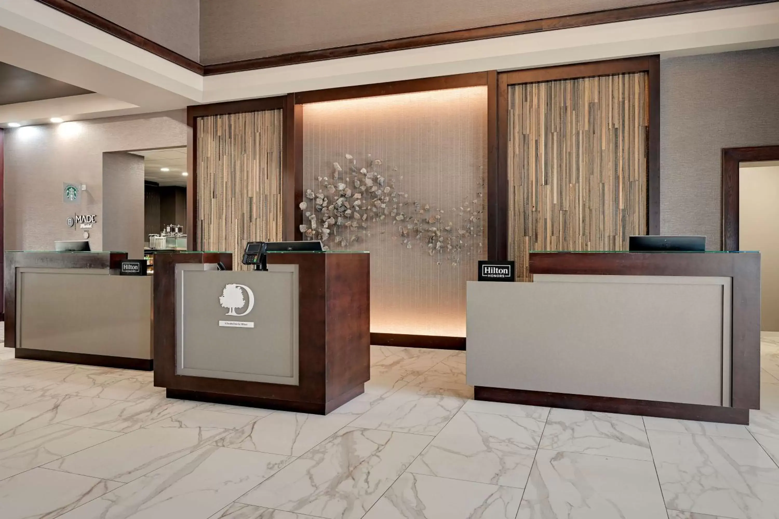 Lobby or reception in DoubleTree by Hilton Denver International Airport, CO Lobby or reception in DoubleTree by Hilton Denver International Airport, CO