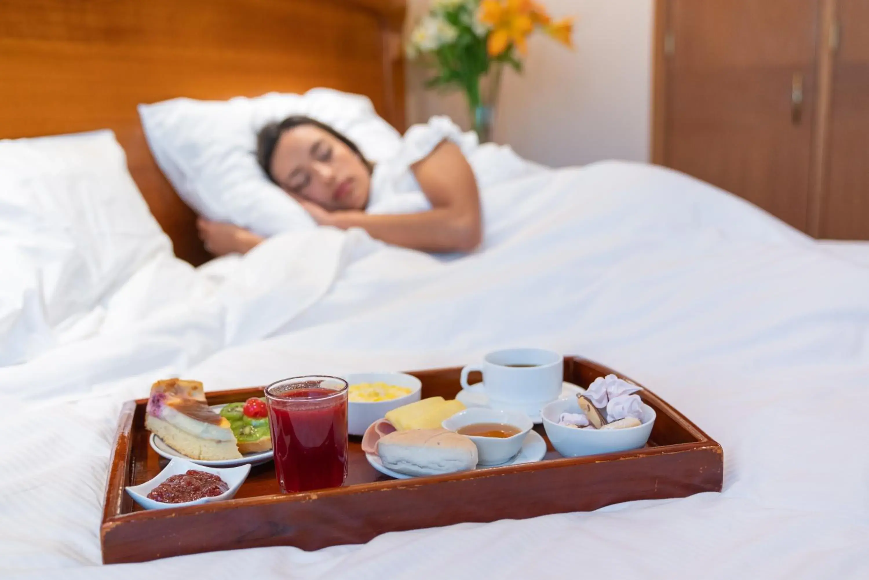 Bed in Hotel Gran Pacifico