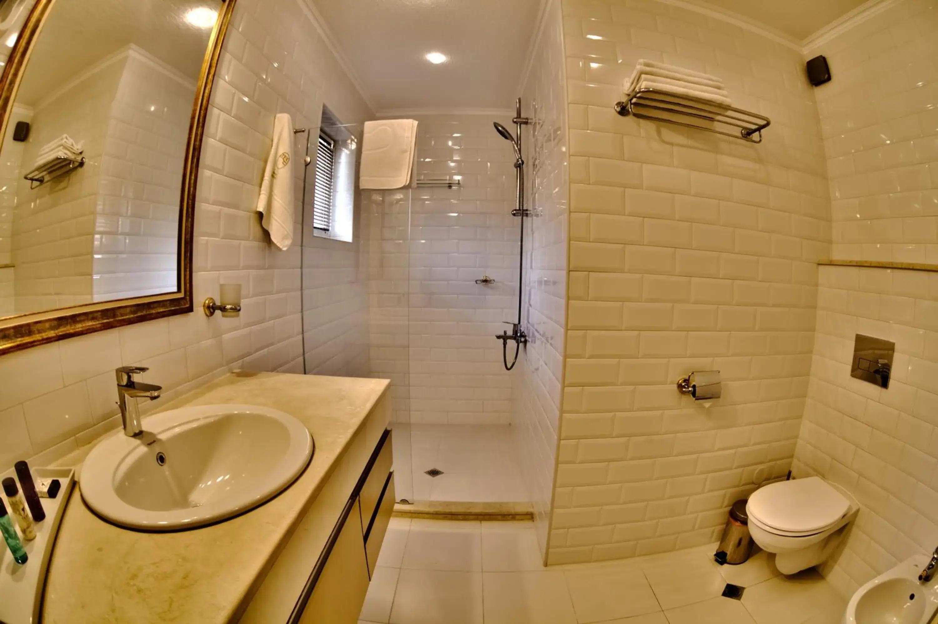 Bathroom in Meg-Lozenetz Hotel