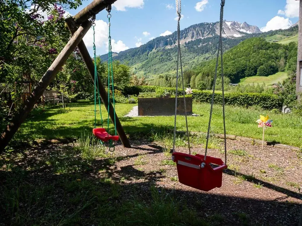 Children play ground, Children's Play Area in Hotel Krone in Au