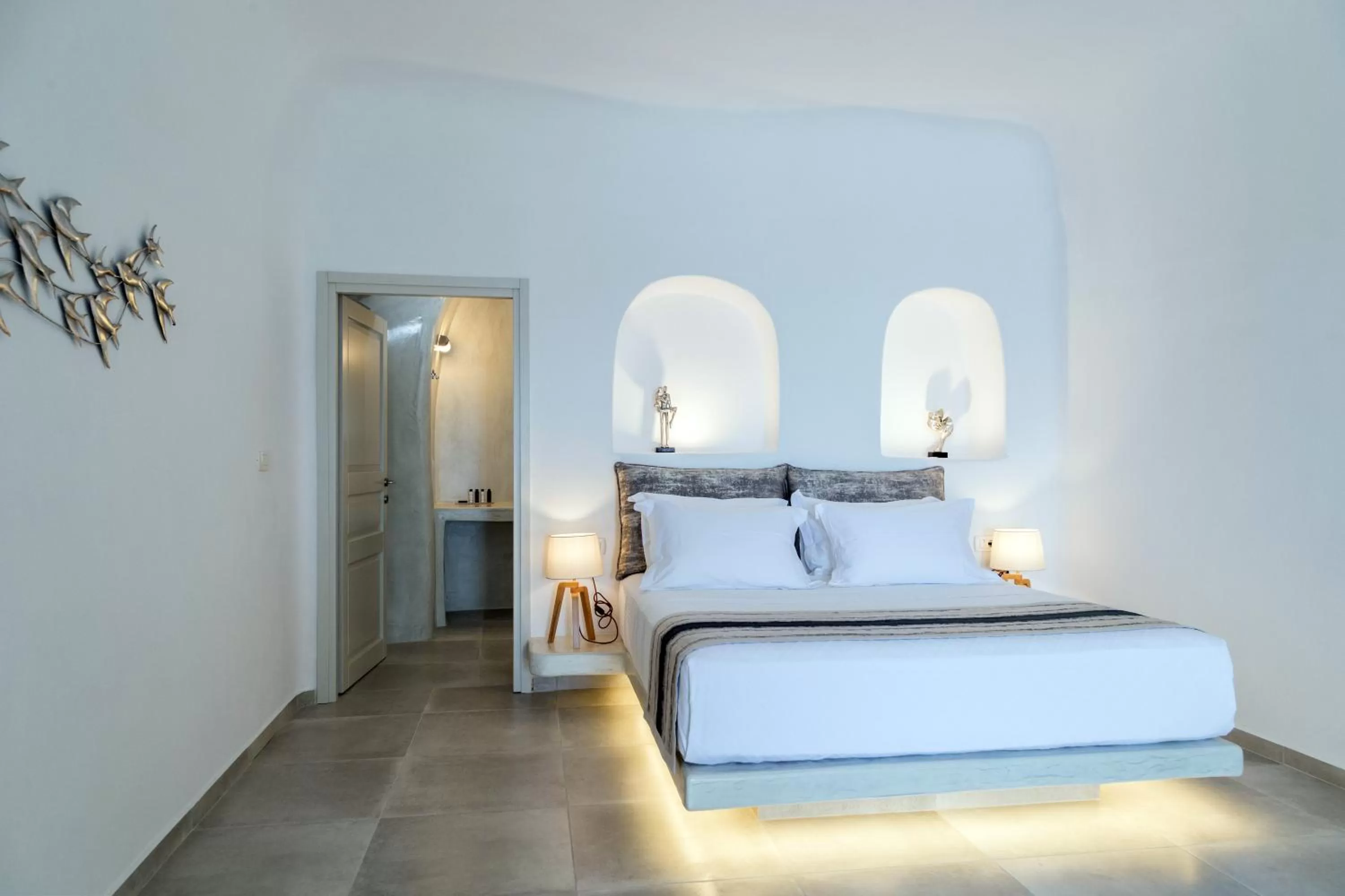 Bed in Adamant Suites