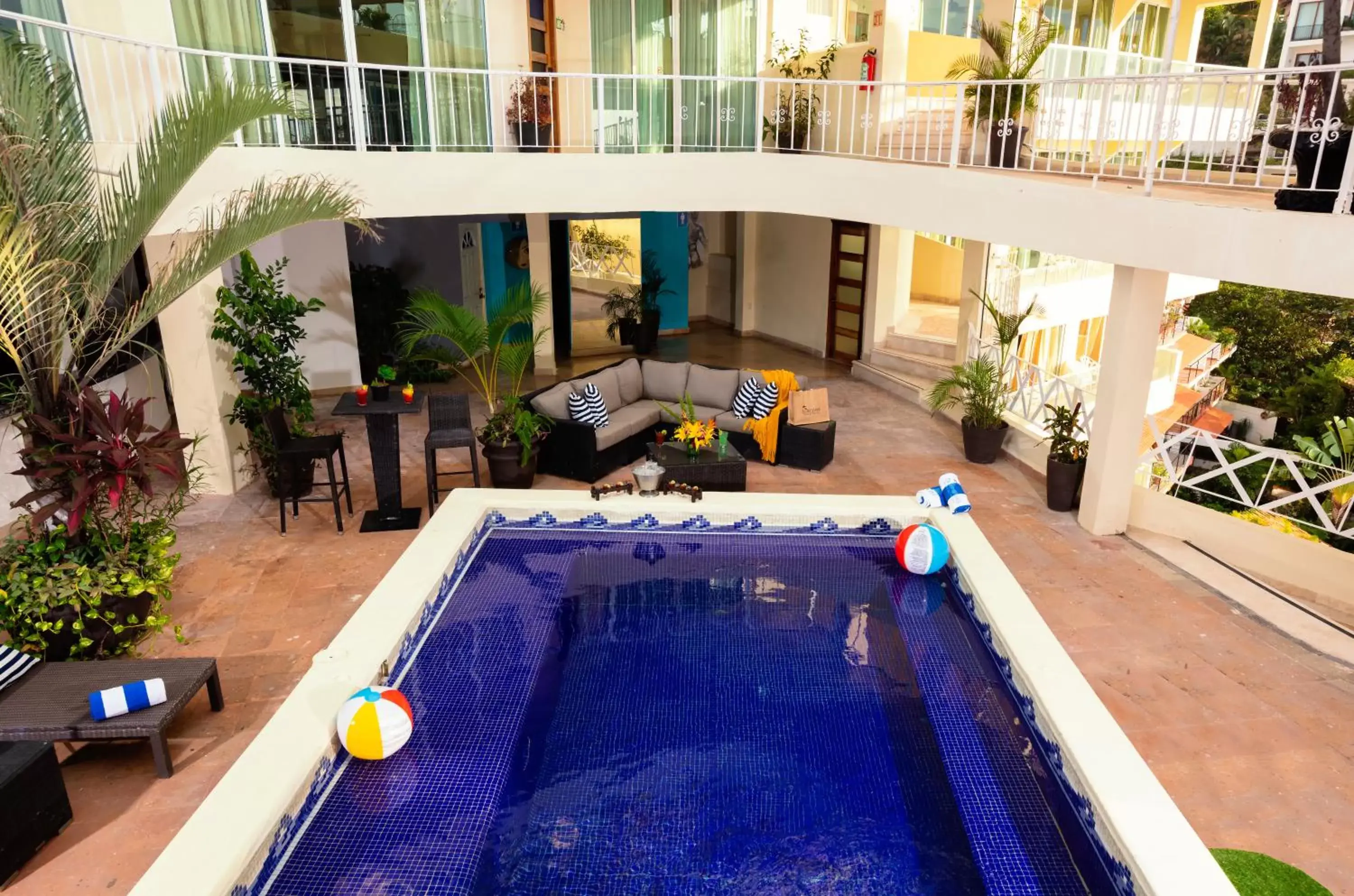 Swimming Pool in Blue Chairs Resort by the Sea - Adults Only