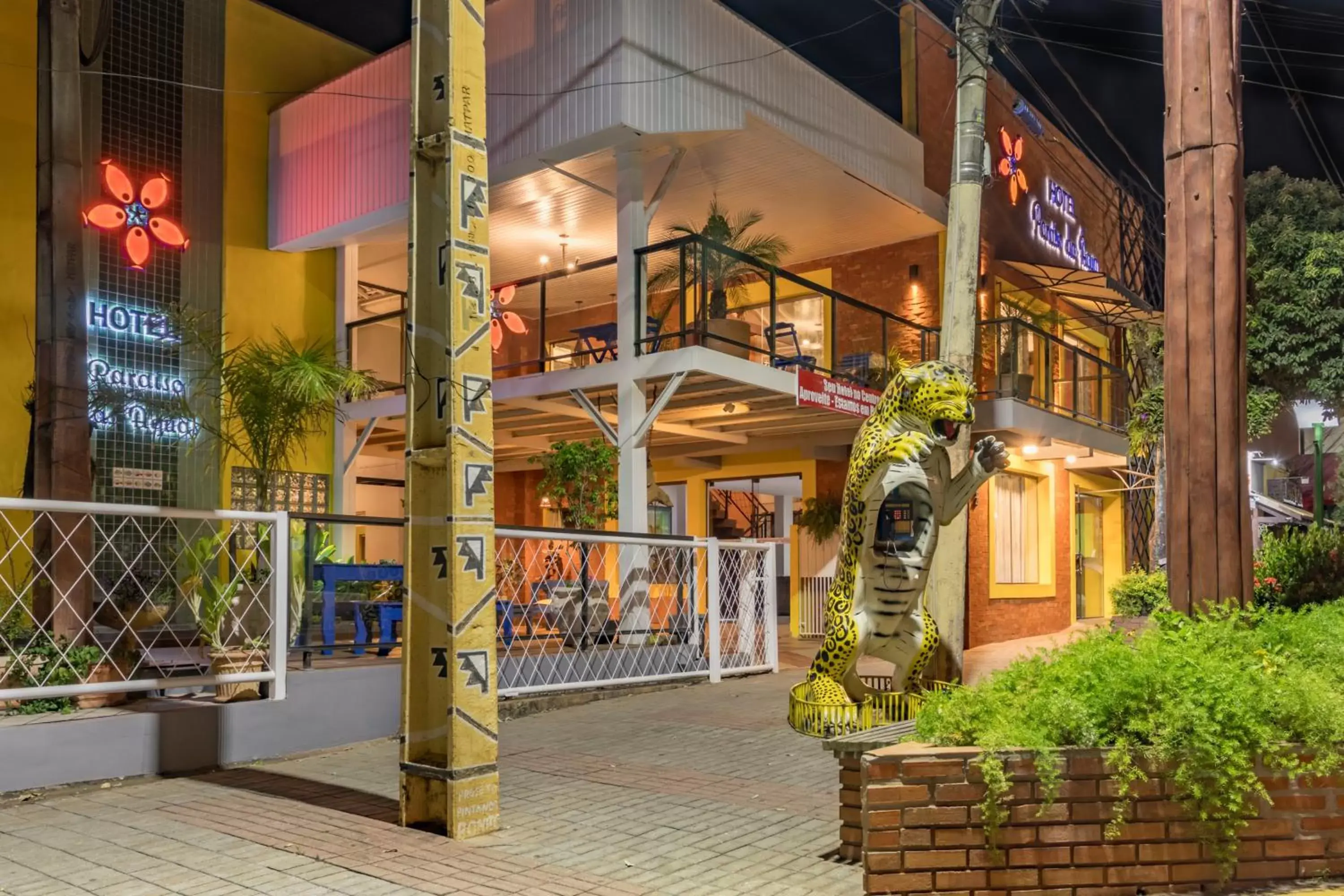 Property building in Hotel Paraíso das Águas Bonito Property building in Hotel Paraíso das Águas Bonito