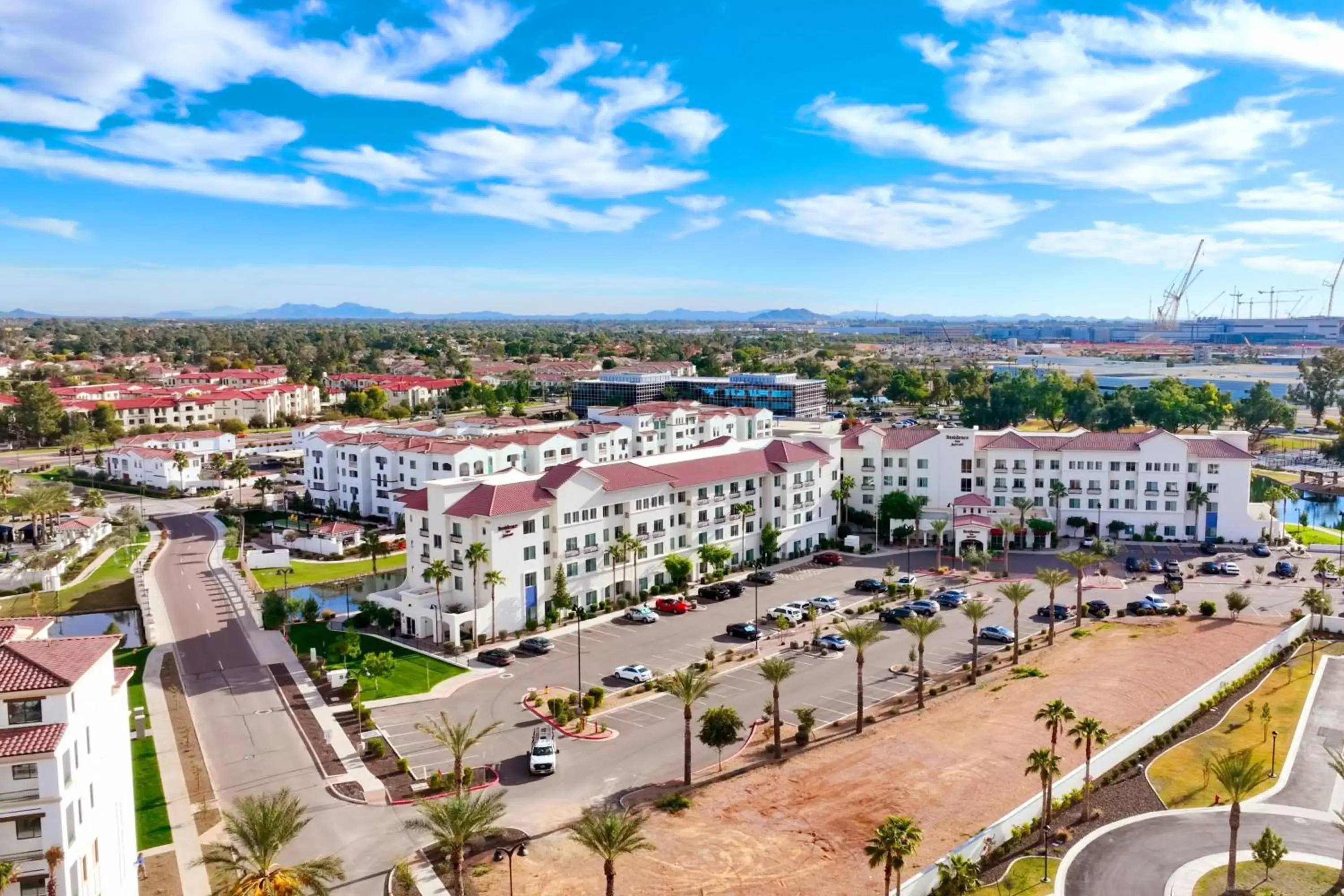 Property building, Bird's-eye View in Residence Inn by Marriott Phoenix Chandler/South