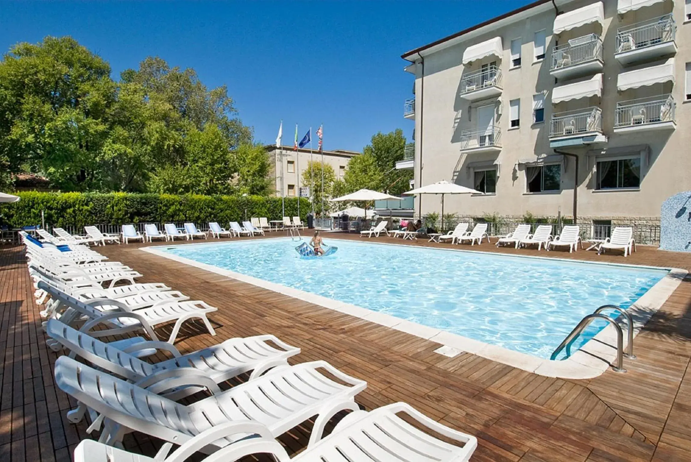 Pool view, Swimming Pool in Hotel St. Moritz