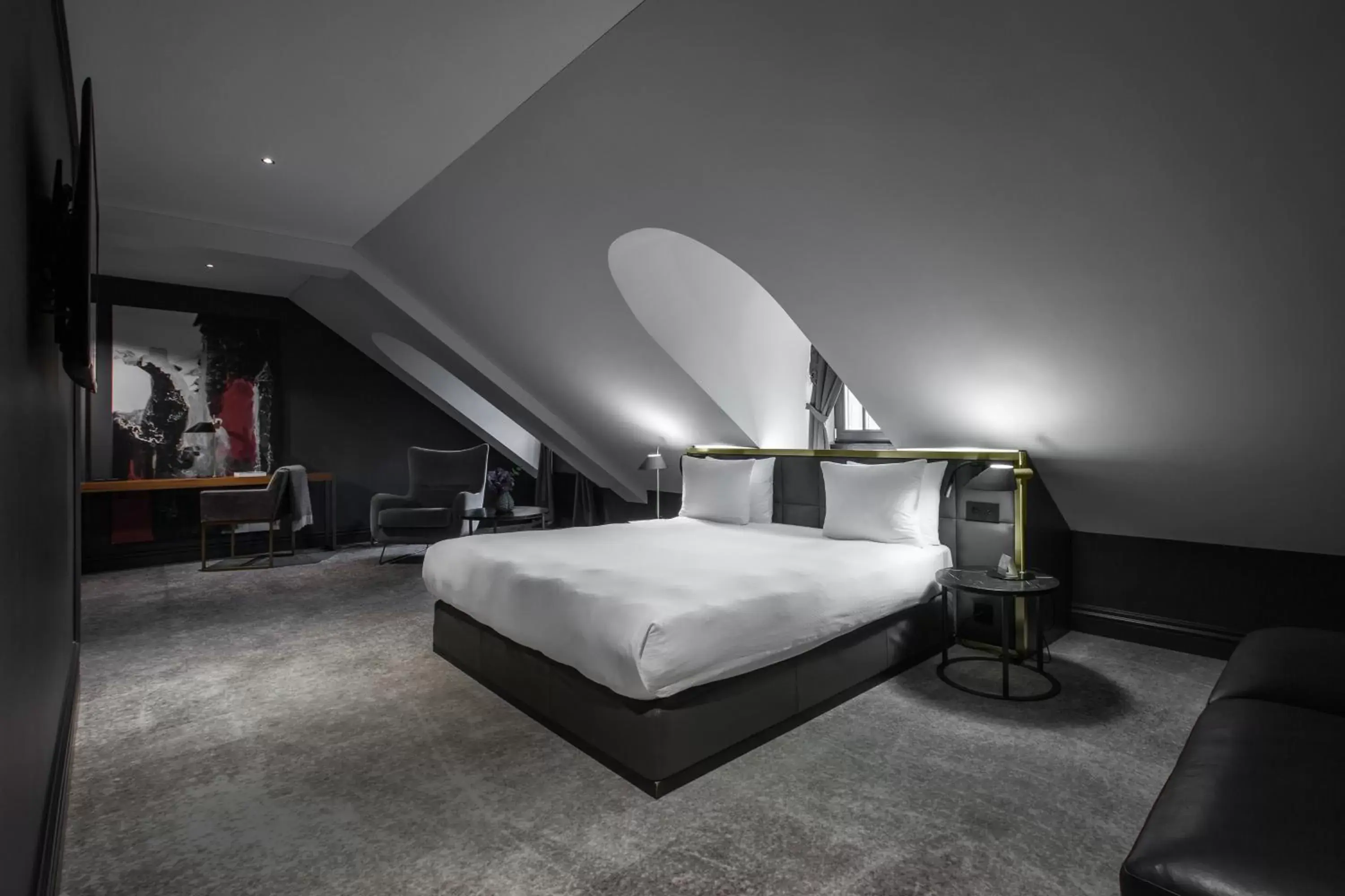 Bedroom, Bed in Hotel Pacai, Vilnius, a Member of Design Hotels