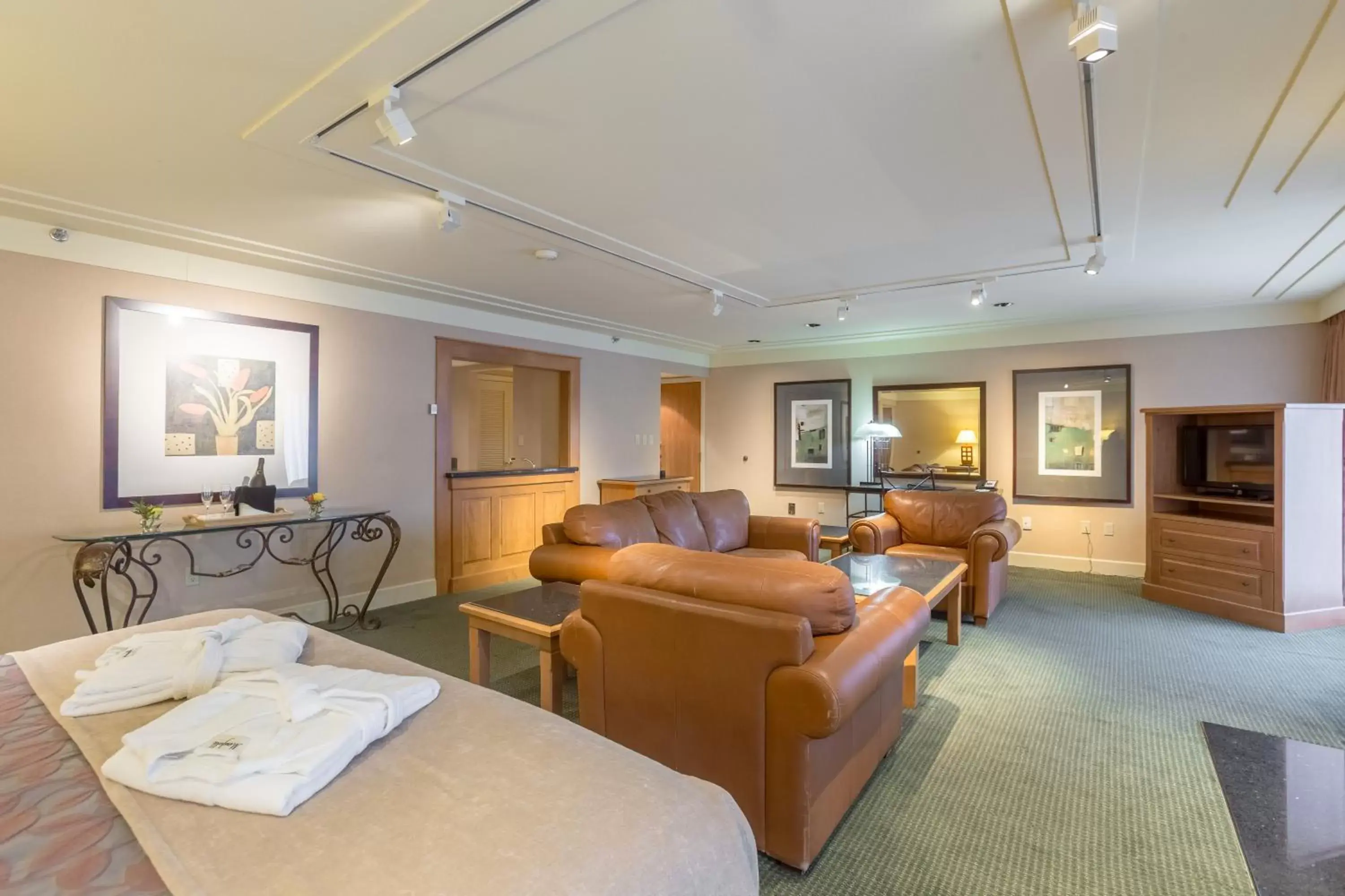 Living room in Banff Park Lodge