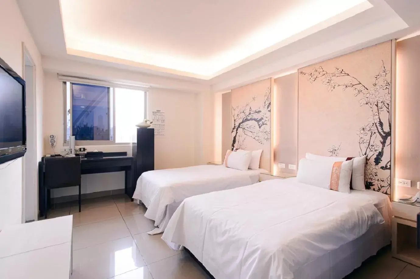 Bed in Kiwi Express Hotel - Kaohsiung Station Bed in Kiwi Express Hotel - Kaohsiung Station