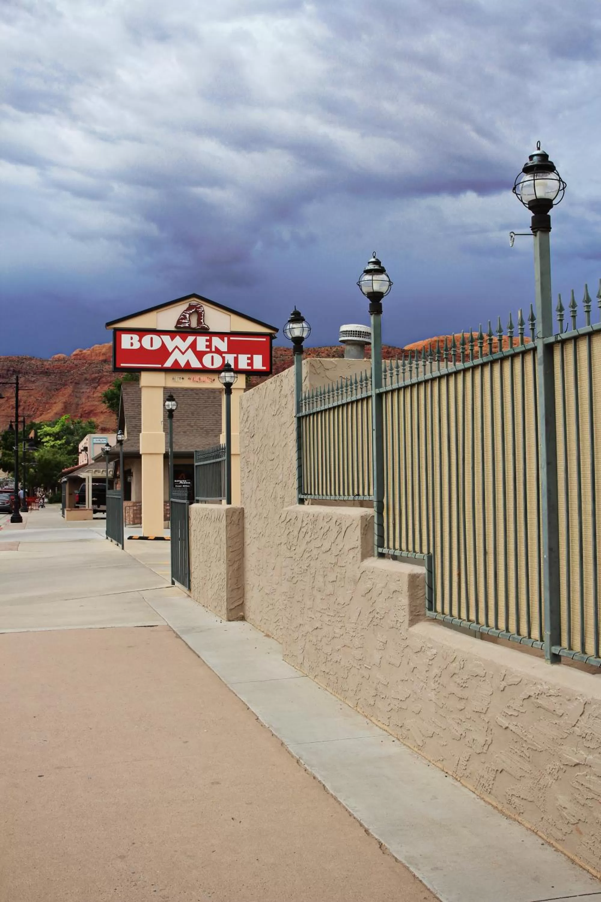 Property logo or sign in Bowen Motel