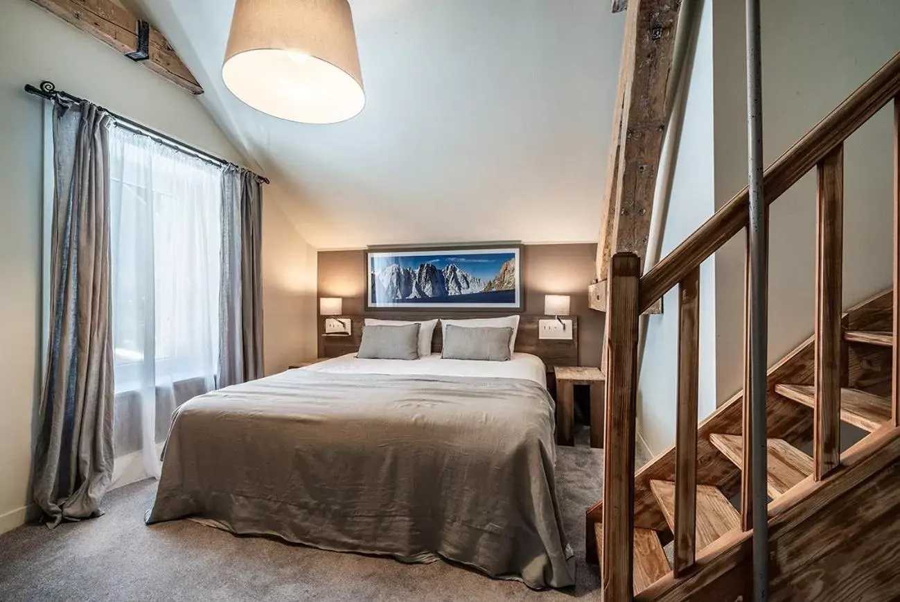 Bed in Eden Hotel, Apartments and Chalet Chamonix Les Praz