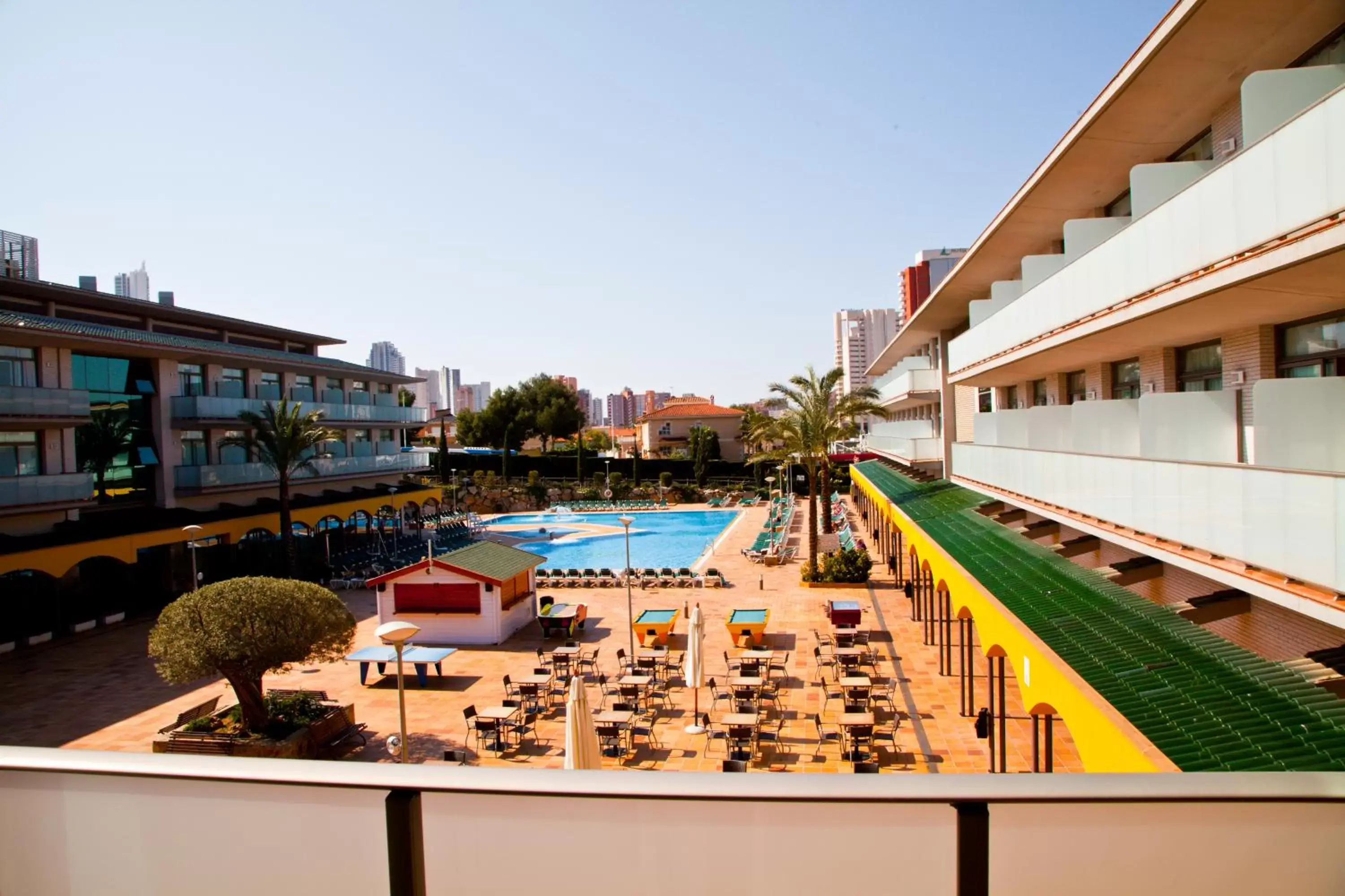 Facade/entrance, Pool View in Hotel Mediterraneo