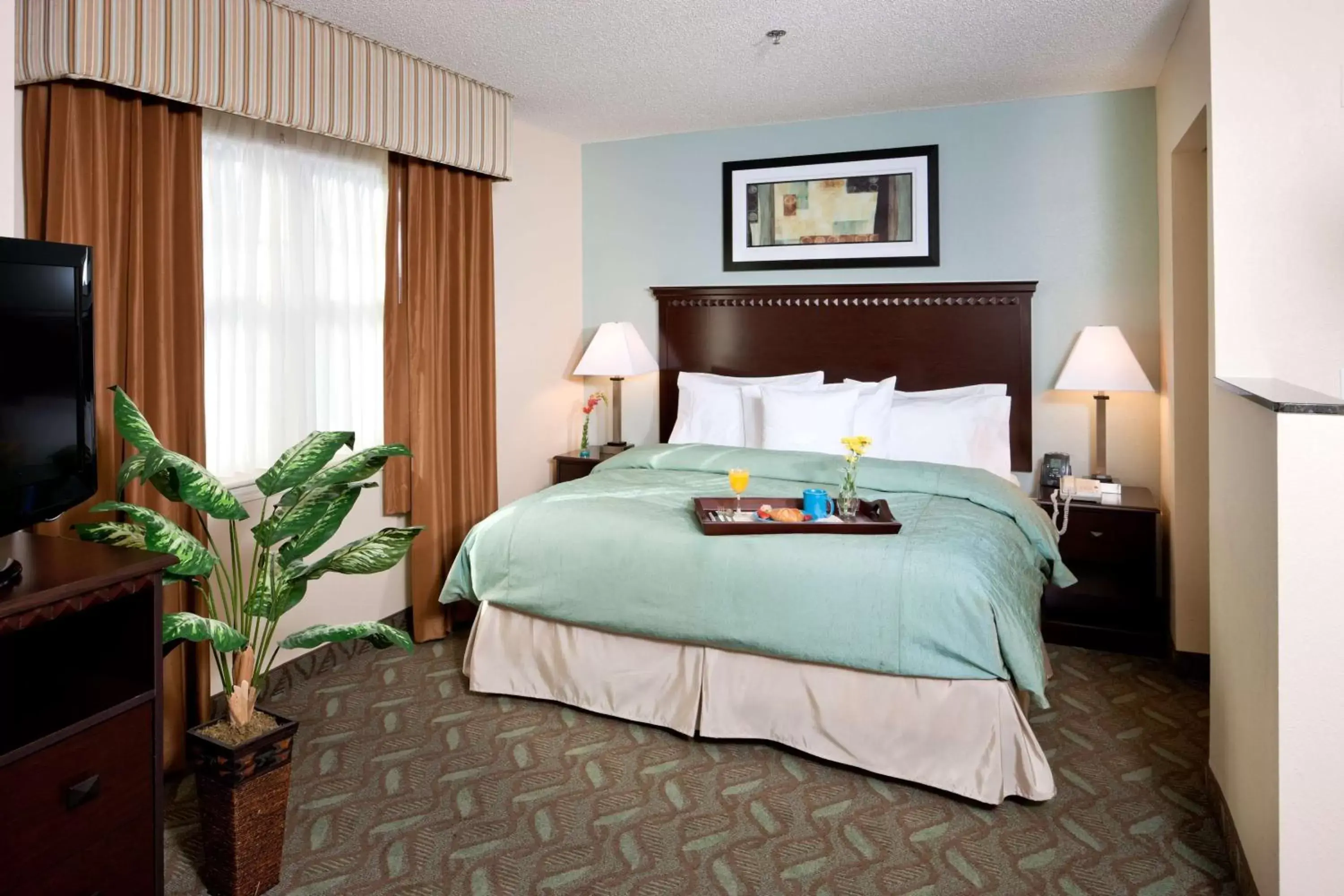 Bed in Homewood Suites by Hilton Boston/Andover