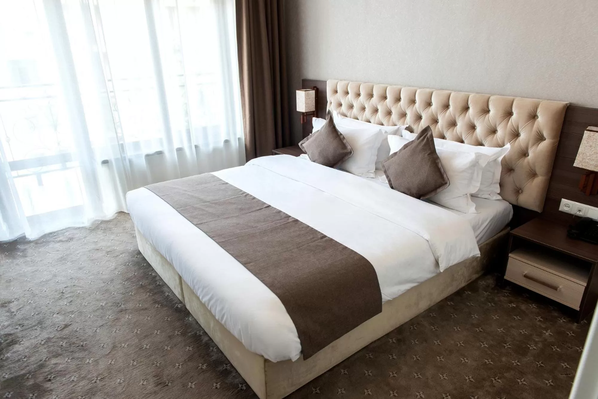 Bed in Hotel FN Shymkent