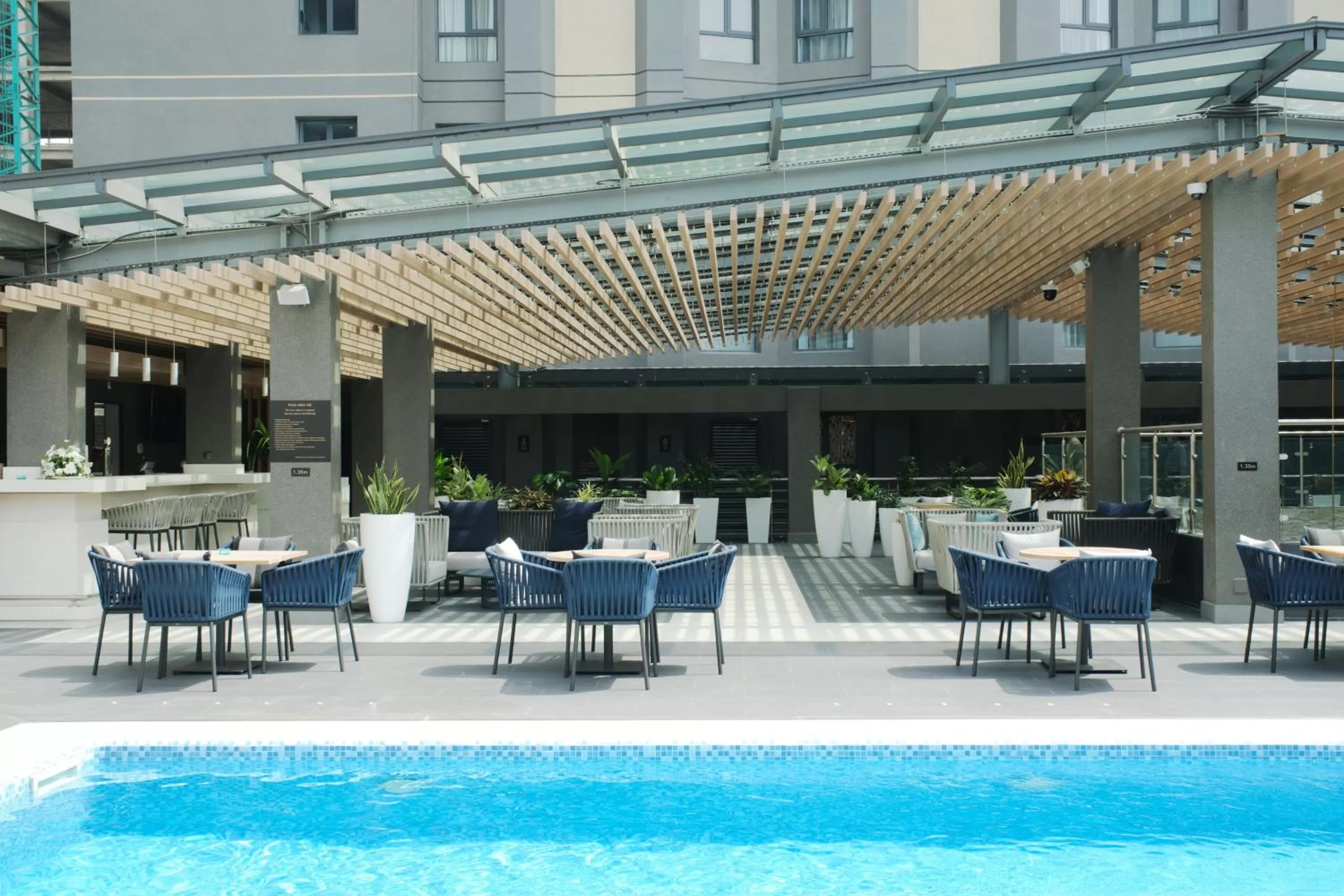 Balcony/Terrace in K Hotel Douala