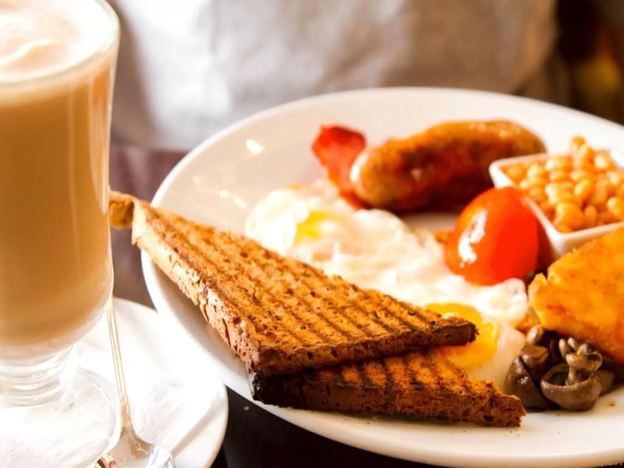 English/Irish breakfast, Food in The Railway Hotel