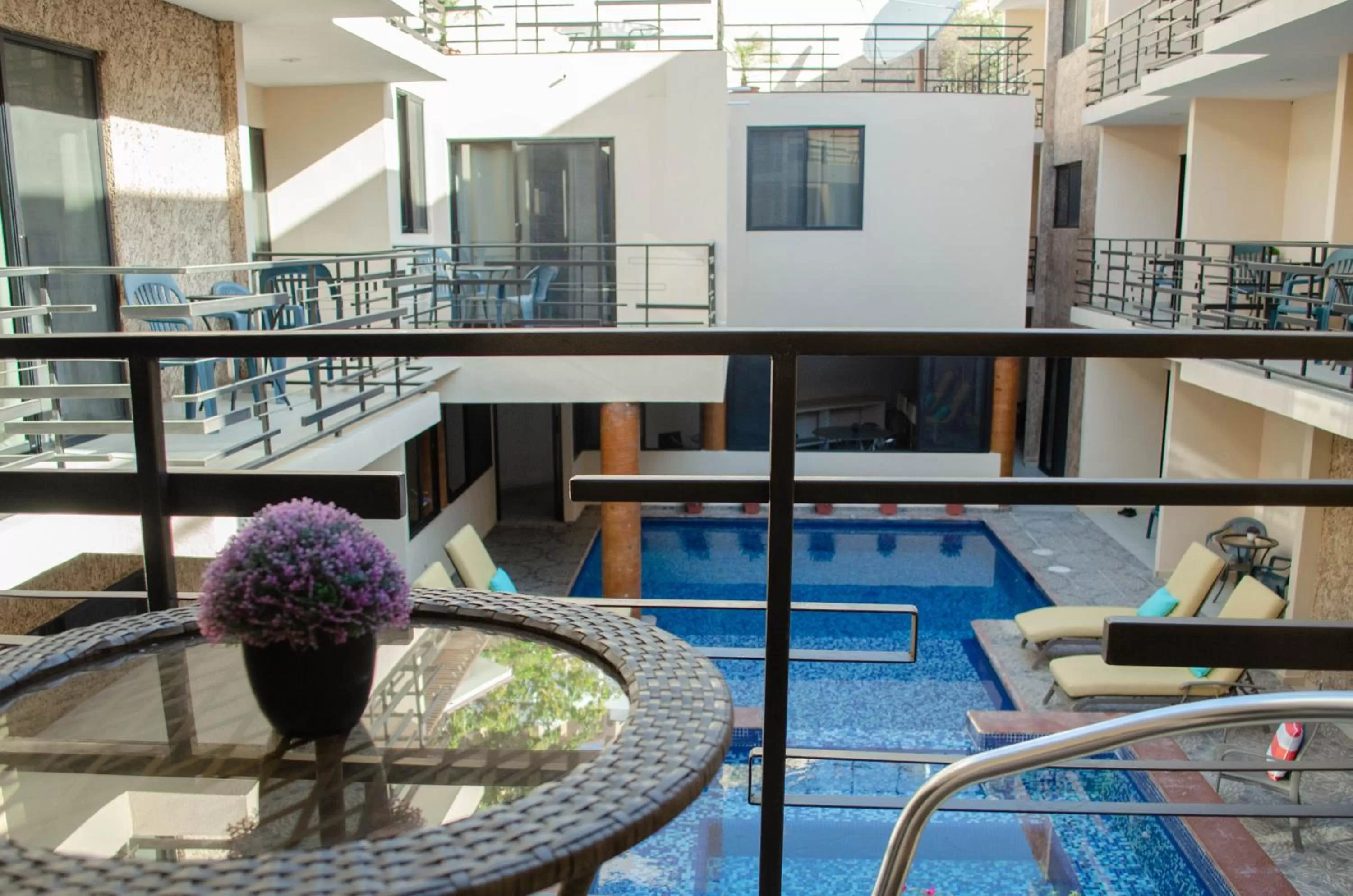 Pool view in Pedregal Suites - Marina and Downtown